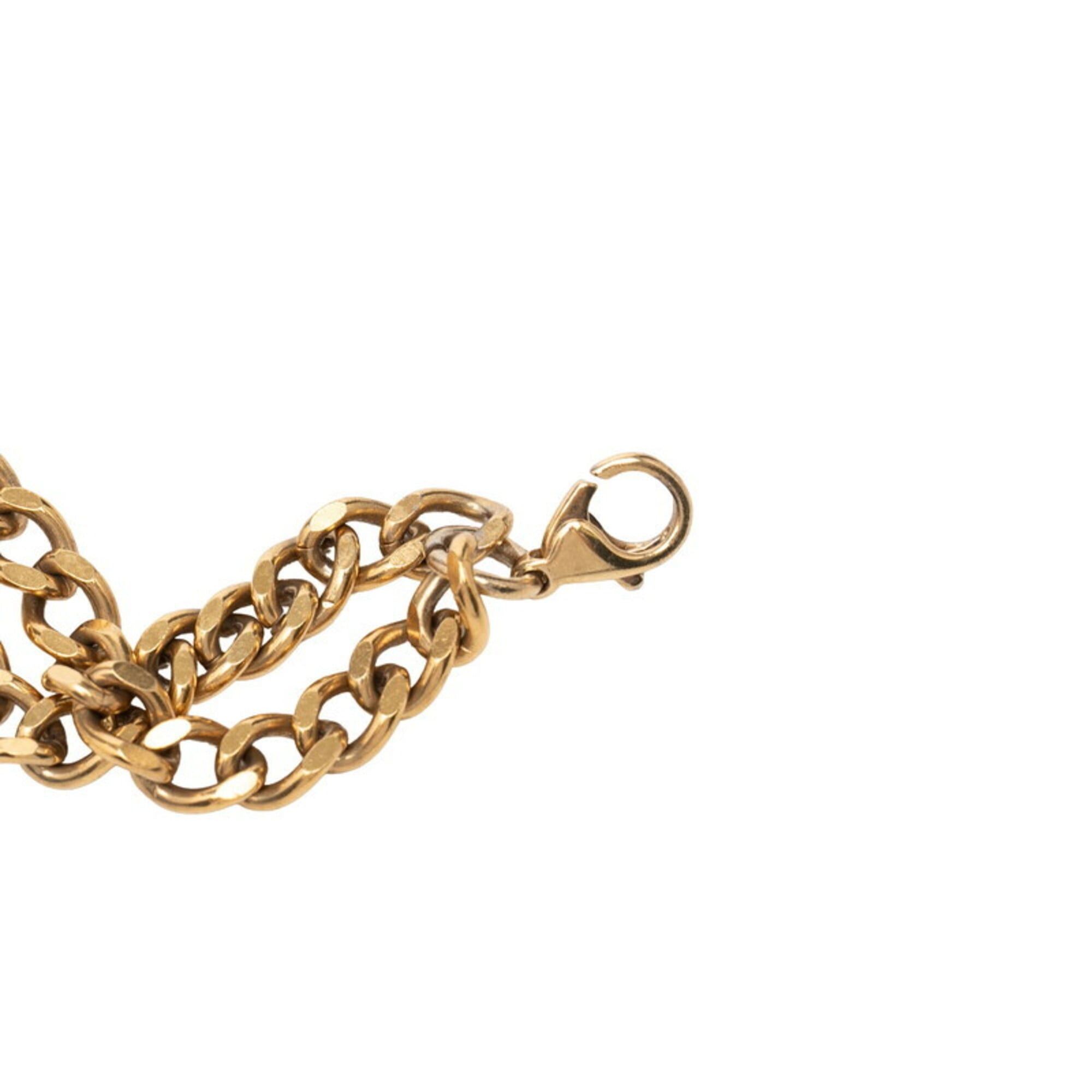 Chanel Chanel Coco Mark Logo Plate Chain Belt, 02P Engraving, Gold Plated, Women's. Size ONE SIZE - 4 Thumbnail