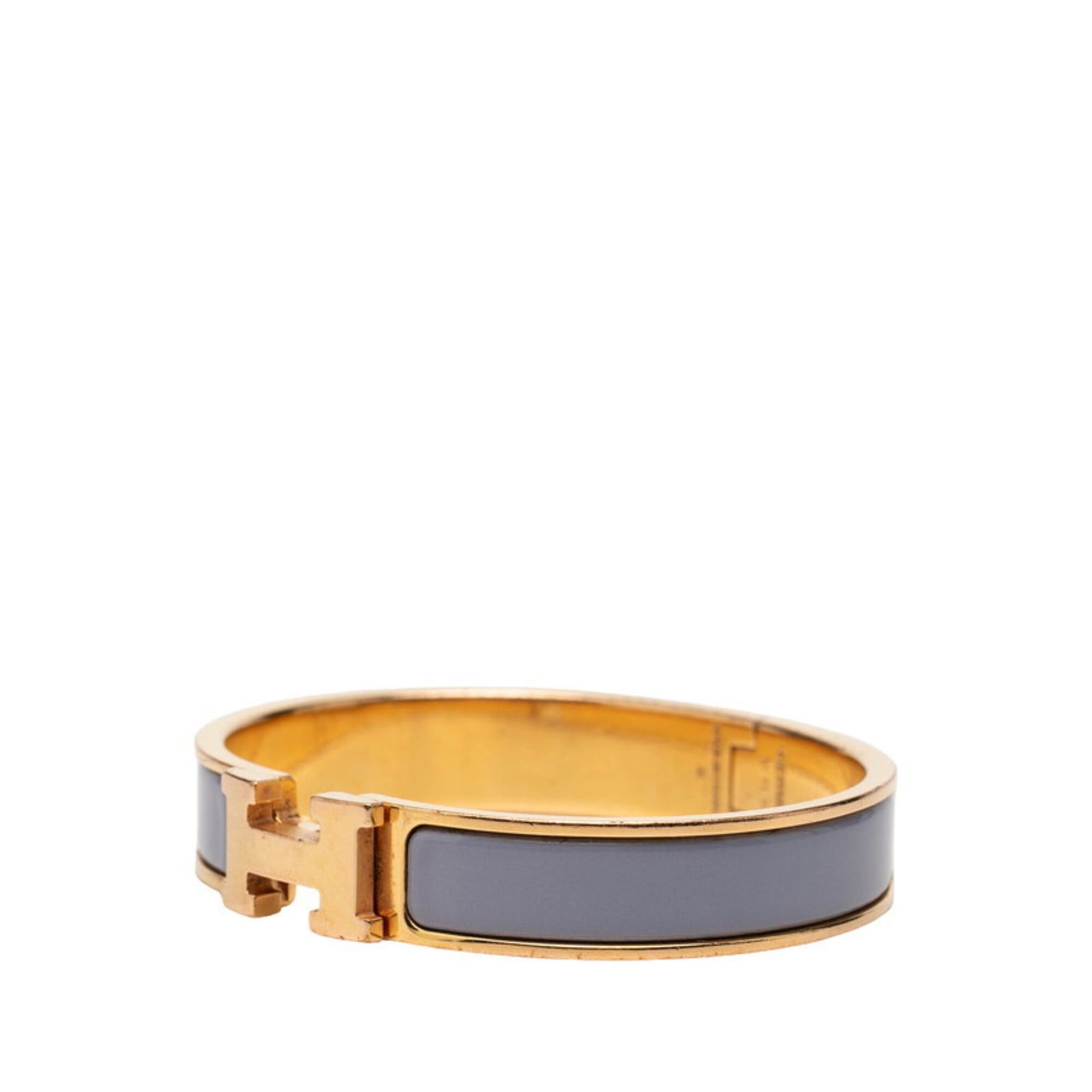 Hermes Hermes Click H PM Bracelet, Gold and Light Purple Plated Enamel, Women's. Size ONE SIZE - 2 Thumbnail