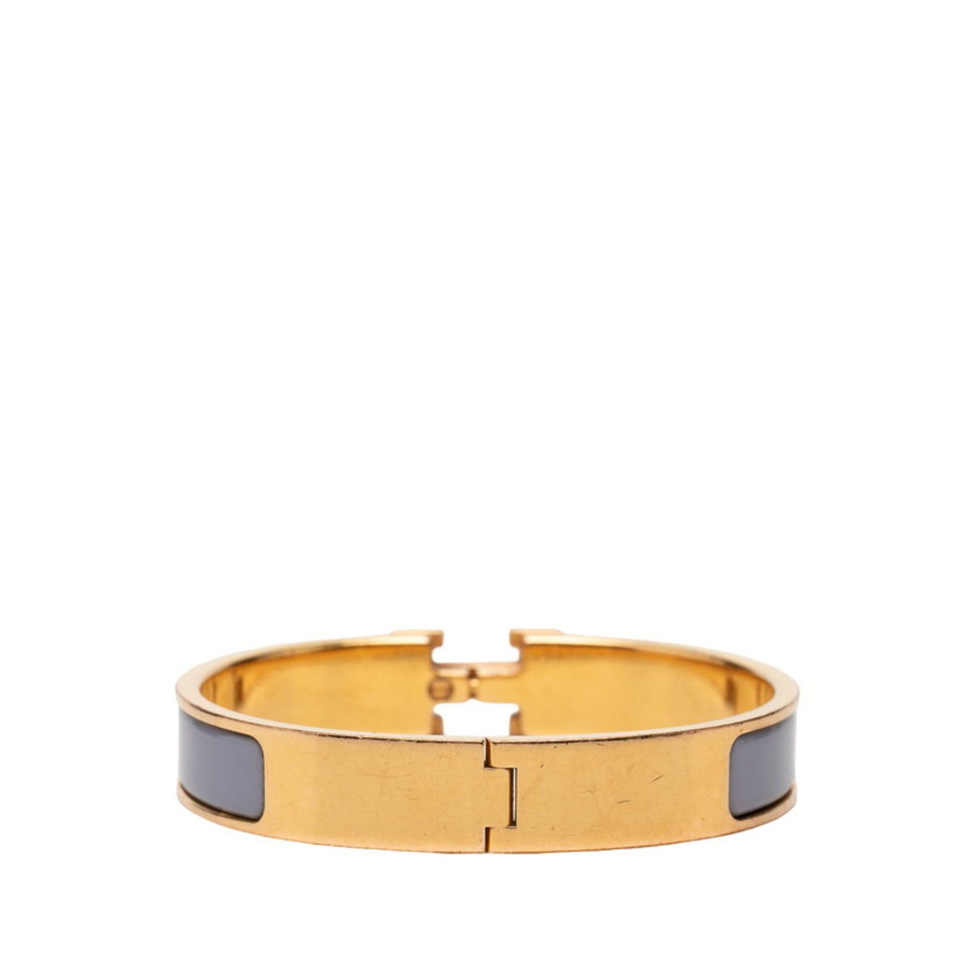 Hermes Hermes Click H PM Bracelet, Gold and Light Purple Plated Enamel, Women's. Size ONE SIZE - 3 Thumbnail