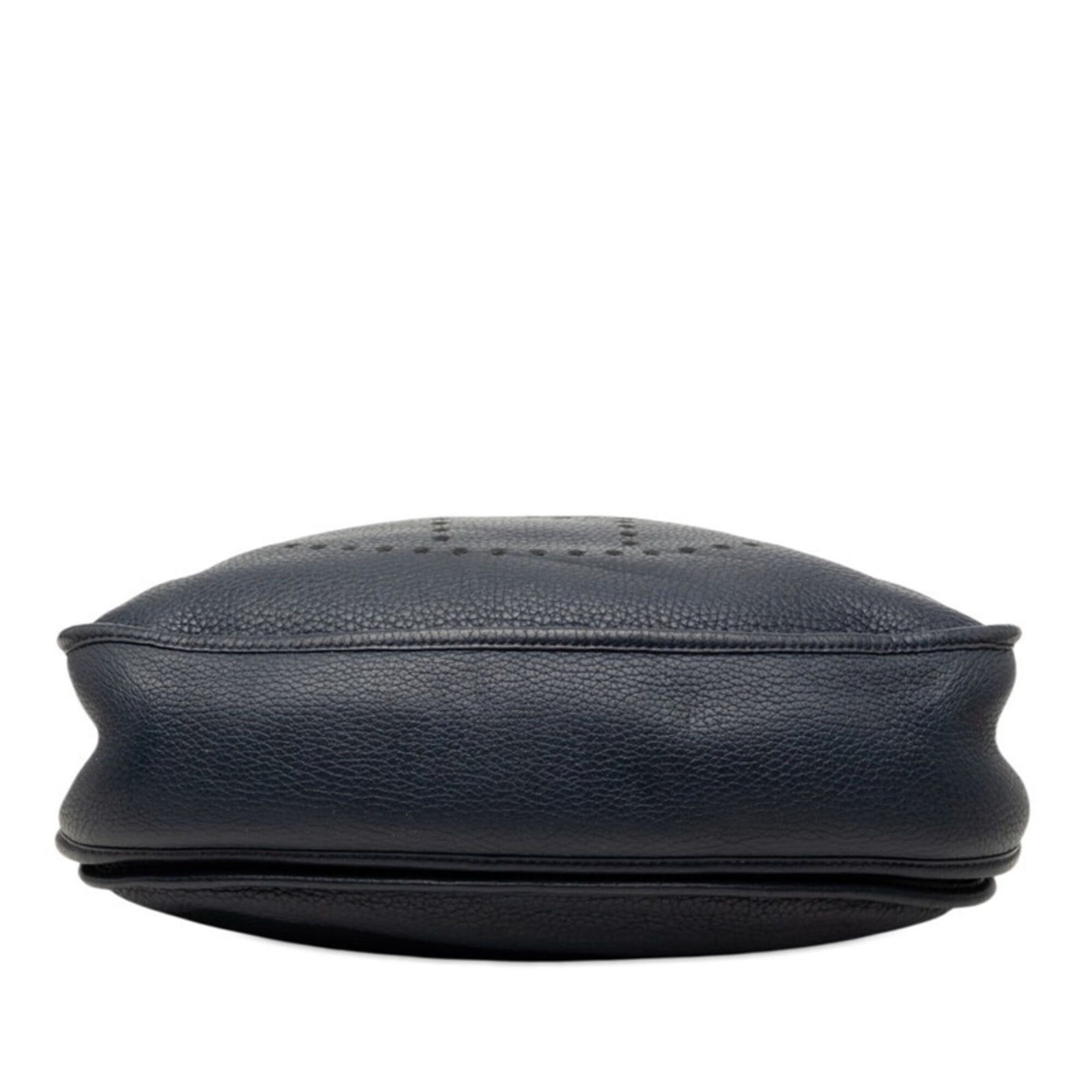 Hermes Hermes Evelyne 3 Trois GM Crossbody Shoulder Bag, Navy, Taurillon Clemence Leather, Women's HERMES Size ONE SIZE - 3 Thumbnail