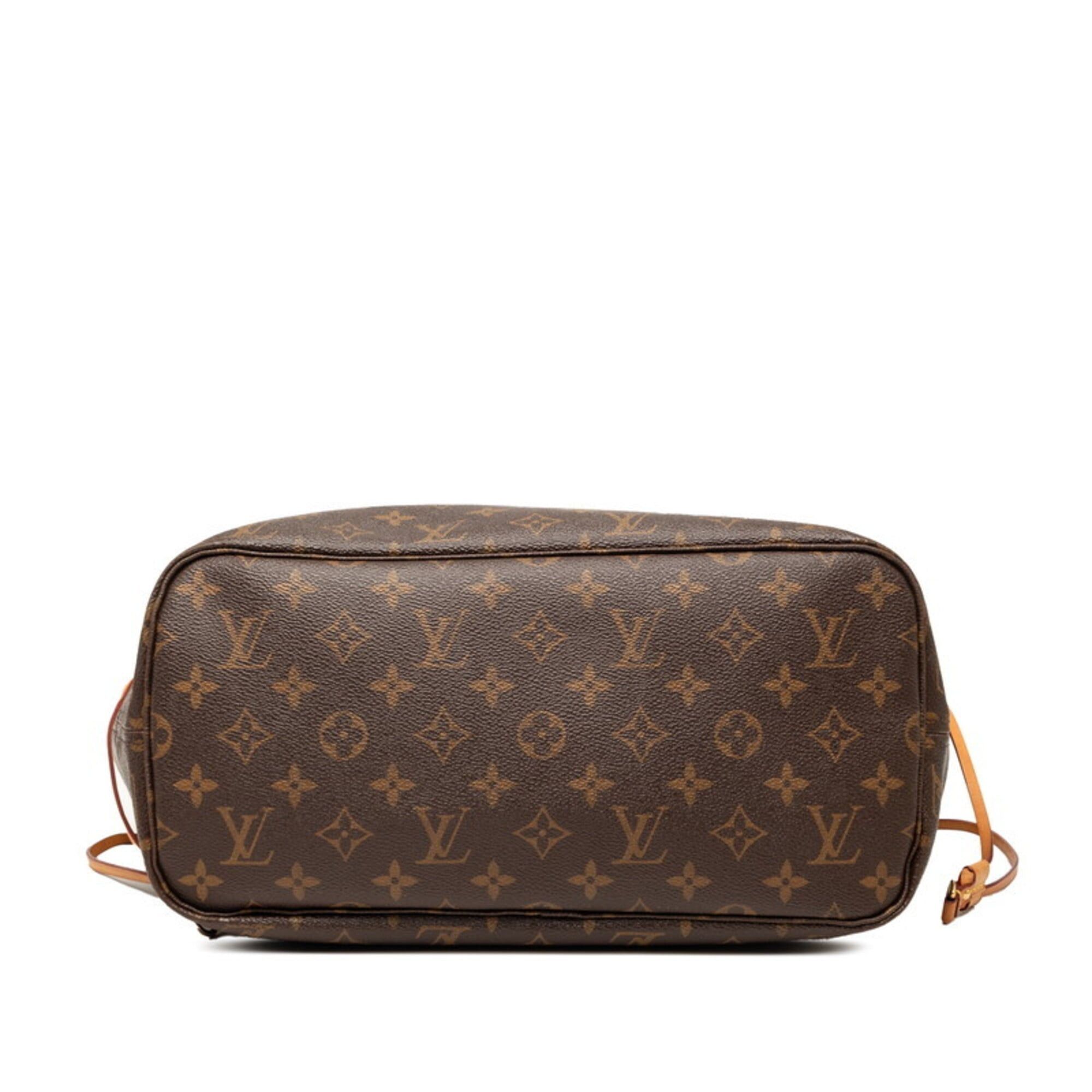 Louis Vuitton Louis Vuitton Monogram Neverfull MM Tote Bag M41177 Brown Leather Women's LOUIS VUITTON Size ONE SIZE - 3 Thumbnail