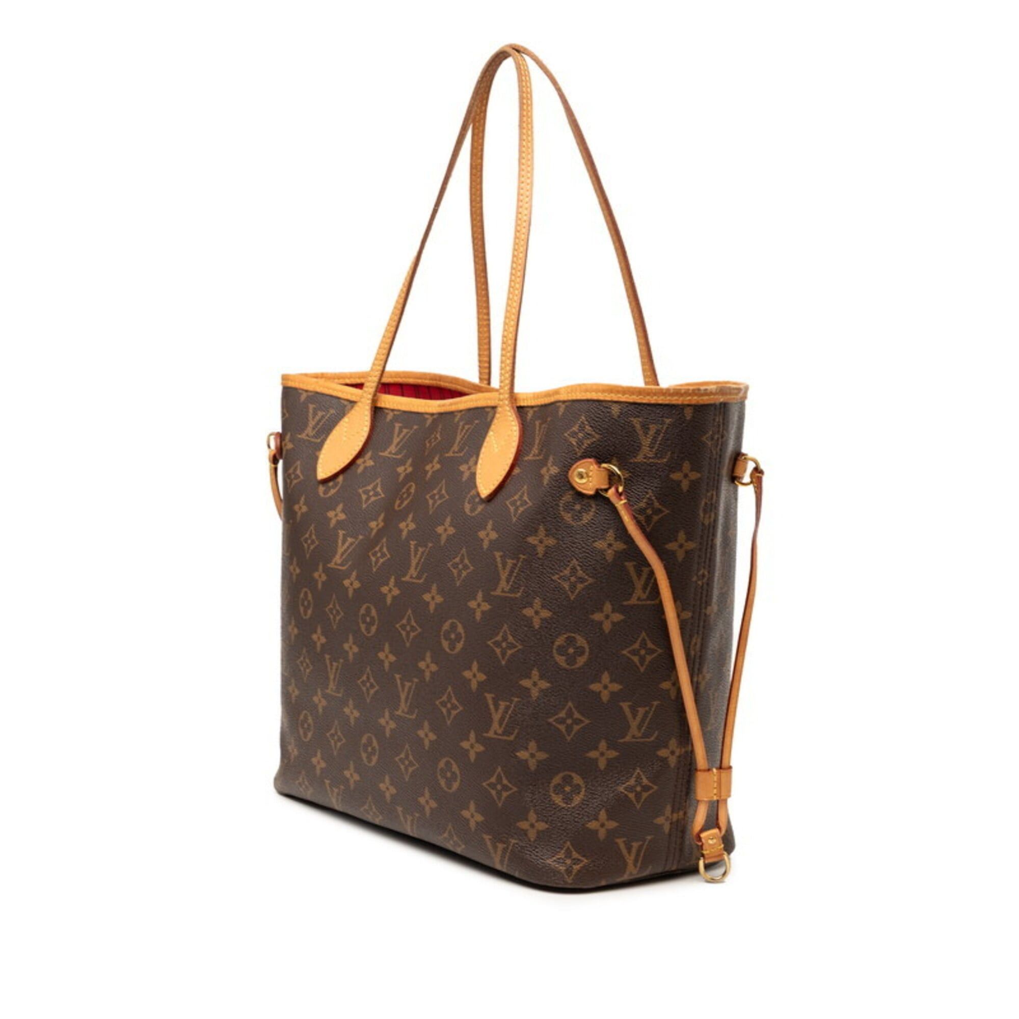 Louis Vuitton Louis Vuitton Monogram Neverfull MM Tote Bag M41177 Brown Leather Women's LOUIS VUITTON Size ONE SIZE - 2 Thumbnail