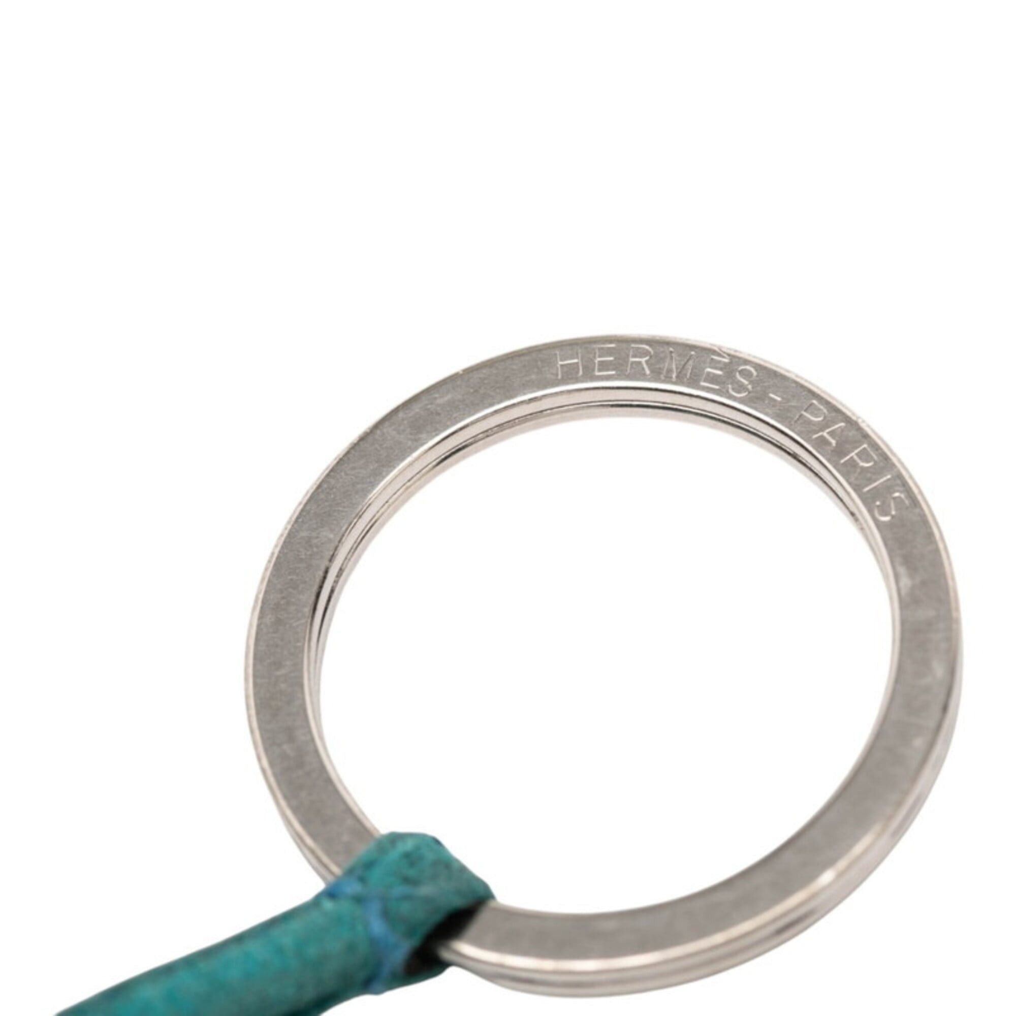 Hermes Hermes Carmen Accessory Bag Charm Keychain Keyring Green Agneau Milo Women's HERMES Size ONE SIZE - 4 Thumbnail