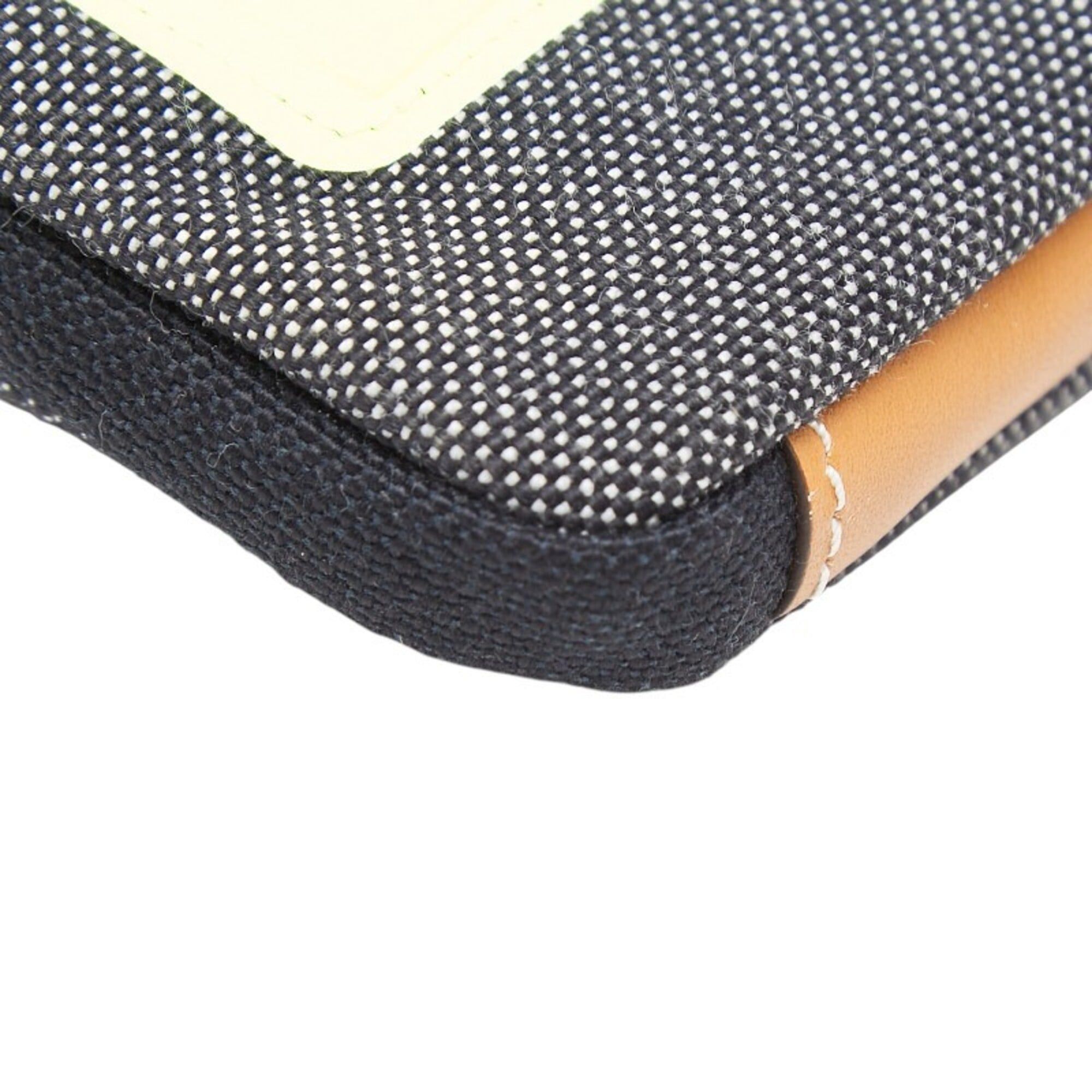 Loewe Loewe Neck Pouch EYE NATURE CASE Shoulder Bag Handbag Gray Black Light Yellow Canvas Women's LOEWE Size ONE SIZE - 5 Thumbnail