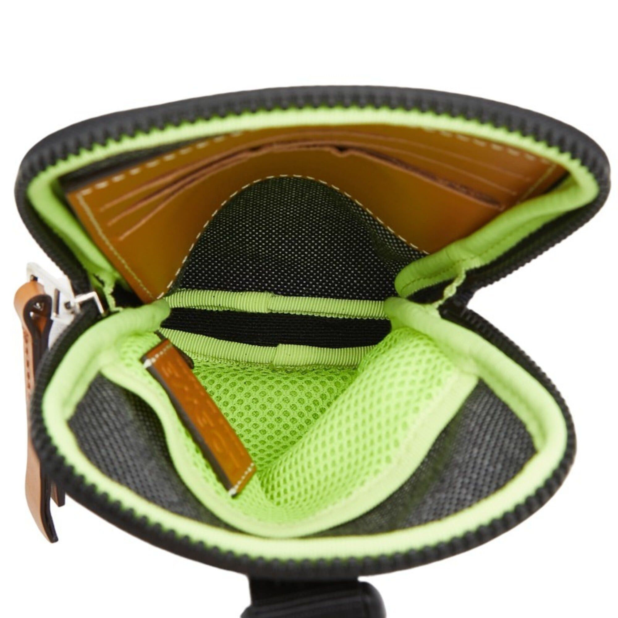 Loewe Loewe Neck Pouch EYE NATURE CASE Shoulder Bag Handbag Gray Black Light Yellow Canvas Women's LOEWE Size ONE SIZE - 9 Thumbnail