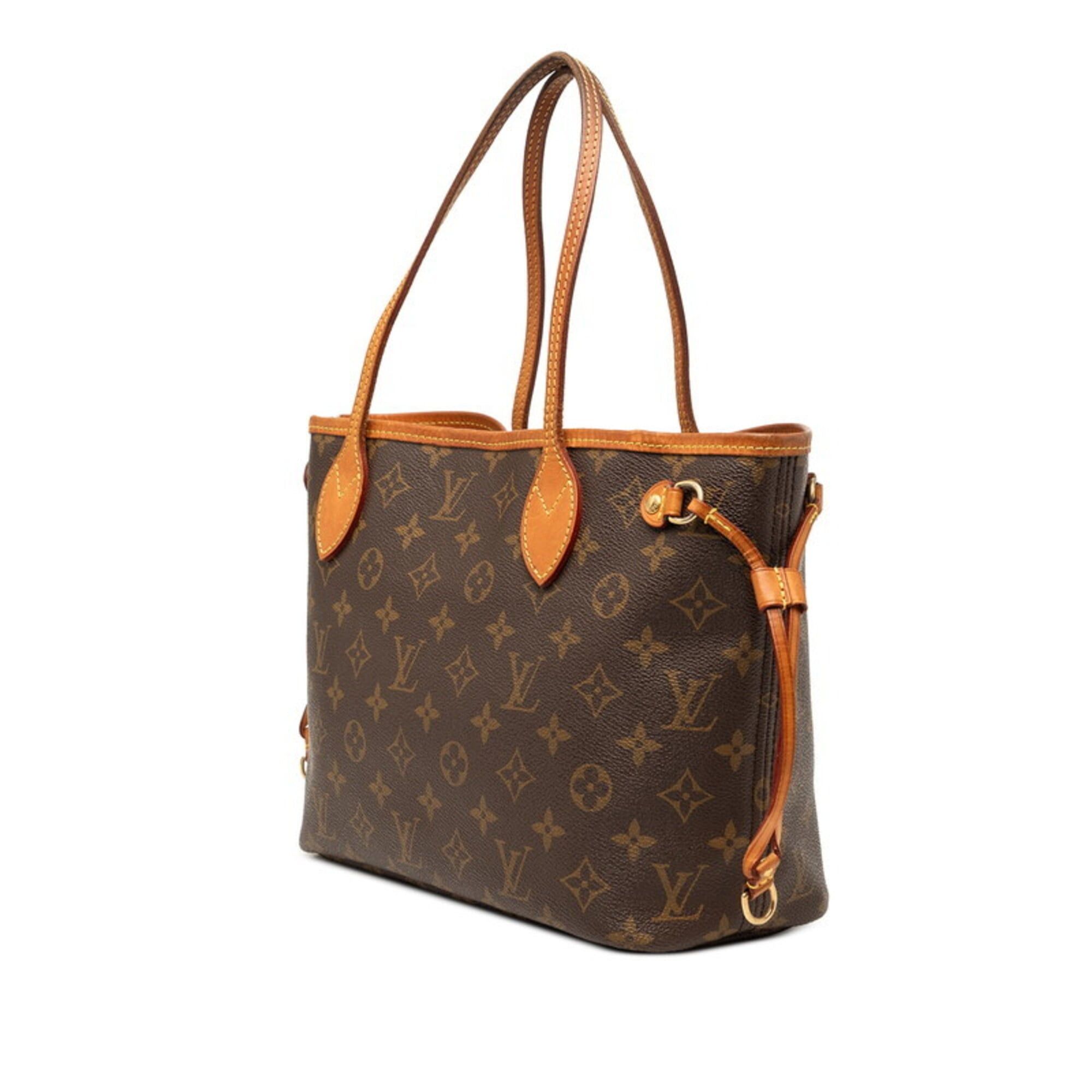 Louis Vuitton Louis Vuitton Monogram Neverfull PM Handbag Tote Bag M40155 Brown Leather Women's LOUIS VUITTON Size ONE SIZE - 2 Thumbnail