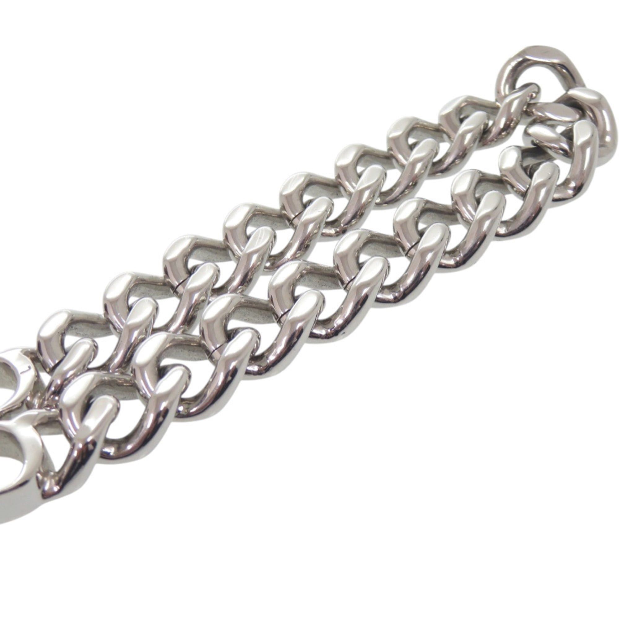 Dior Christian Dior Excellent condition Dior logo icon chain link bracelet, metal silver 0898 men's. Size ONE SIZE - 5 Thumbnail