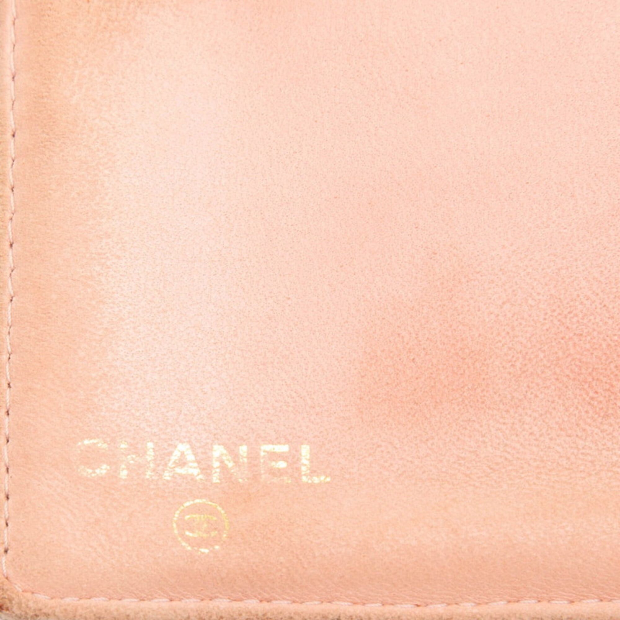 Chanel Chanel Coco Mark Bi-fold Wallet, Pink Caviar Leather, Women's CHANEL Size ONE SIZE - 6 Thumbnail