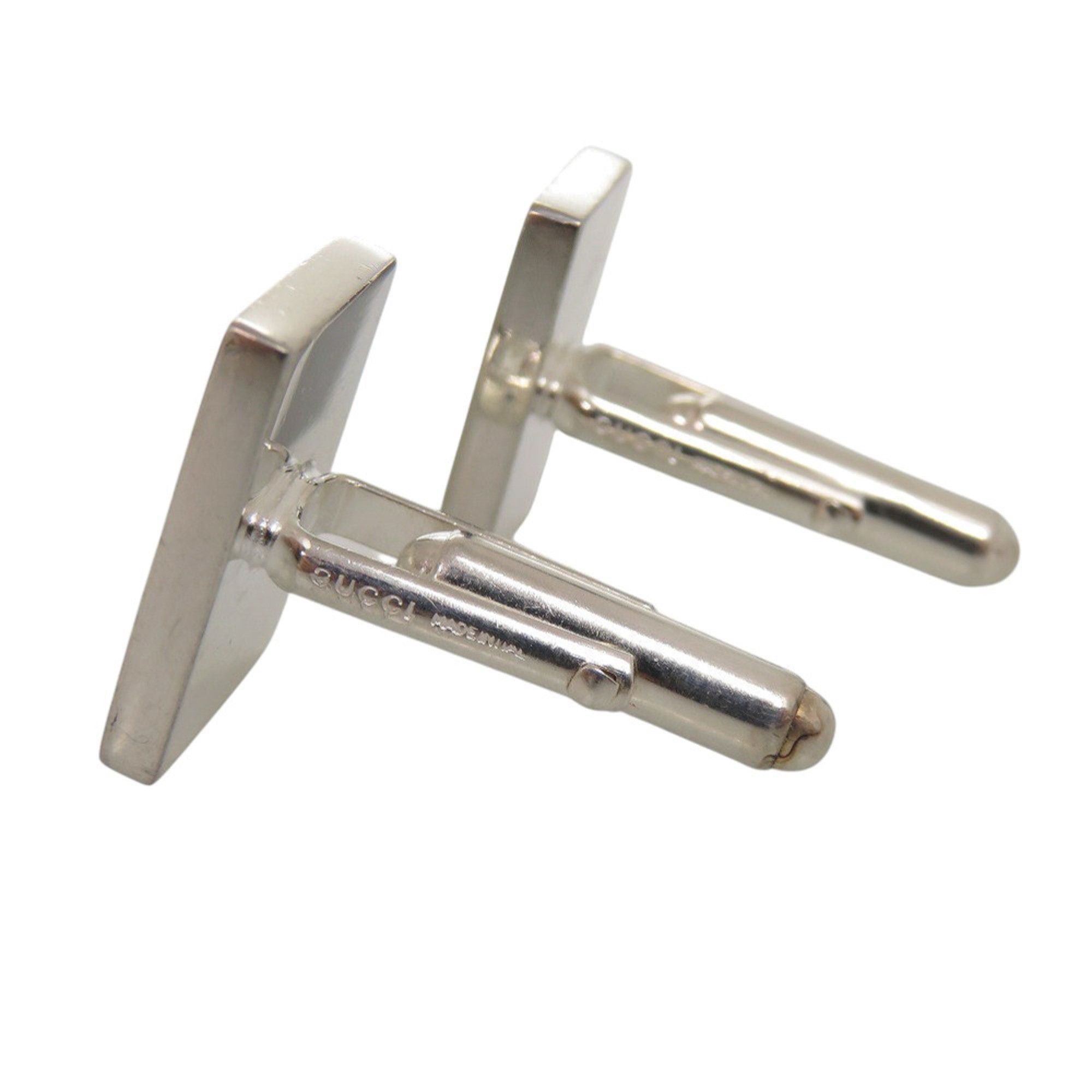 Gucci Excellent condition Gucci cufflinks, sterling silver 925, cuff buttons, item number 1698, GUCCI, men's. Size ONE SIZE - 2 Thumbnail