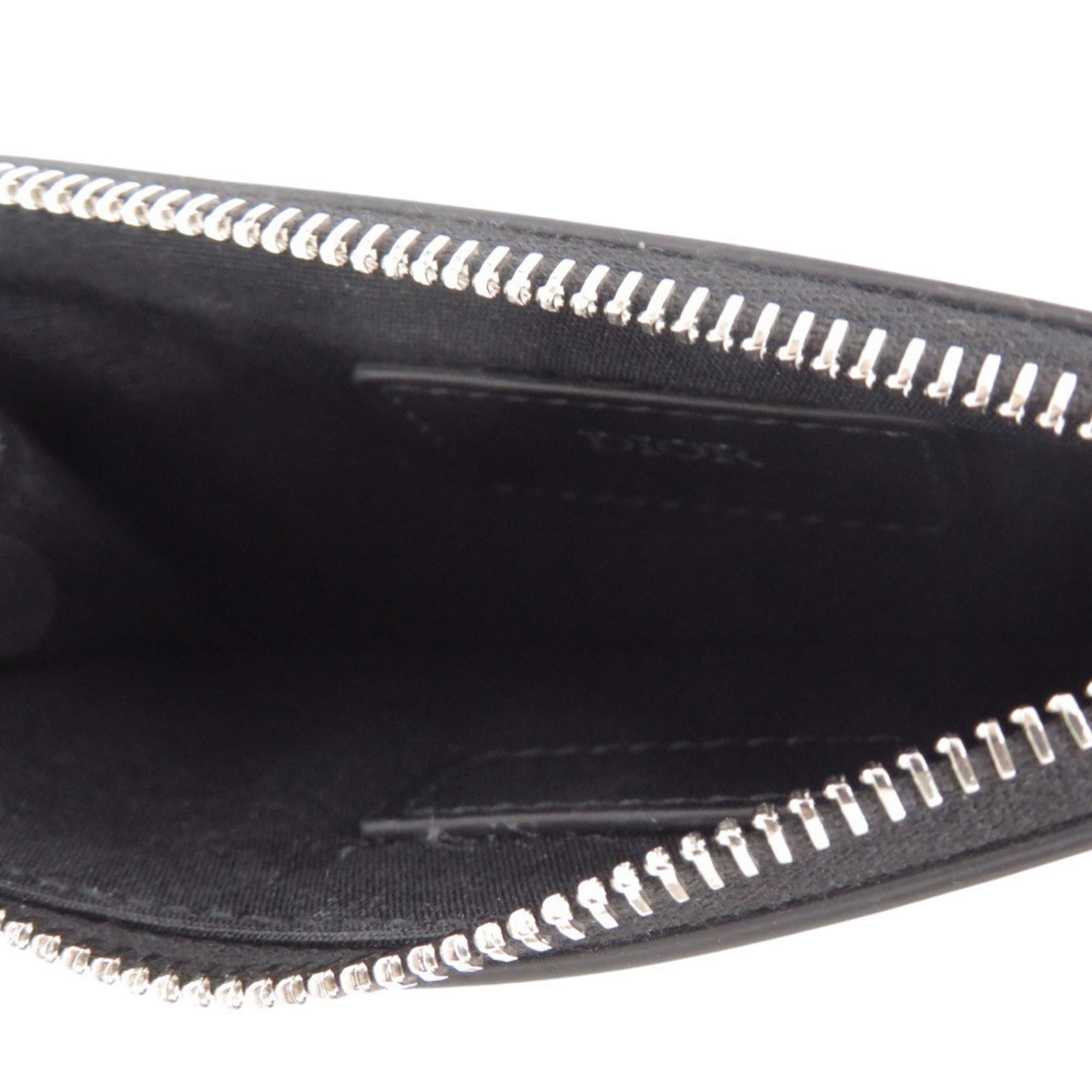 Dior Like New Christian Dior Oblique Galaxy 2ESBC250VPD Leather Black Wallet/Coin Case 0507 Size ONE SIZE - 5 Thumbnail