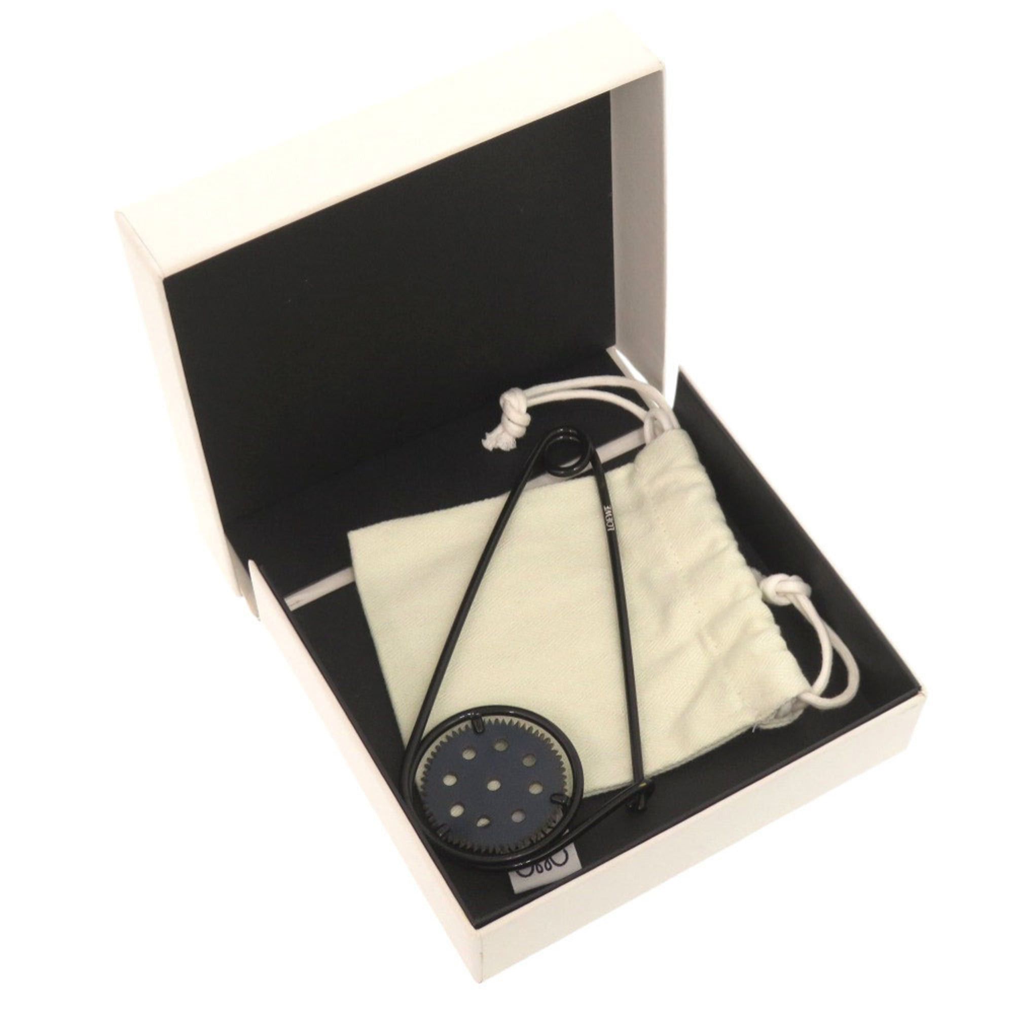 Loewe Excellent condition Loewe Meccano Pin Metal Leather Black Brooch Accessory 0646 LOEWE Size ONE SIZE - 2 Thumbnail