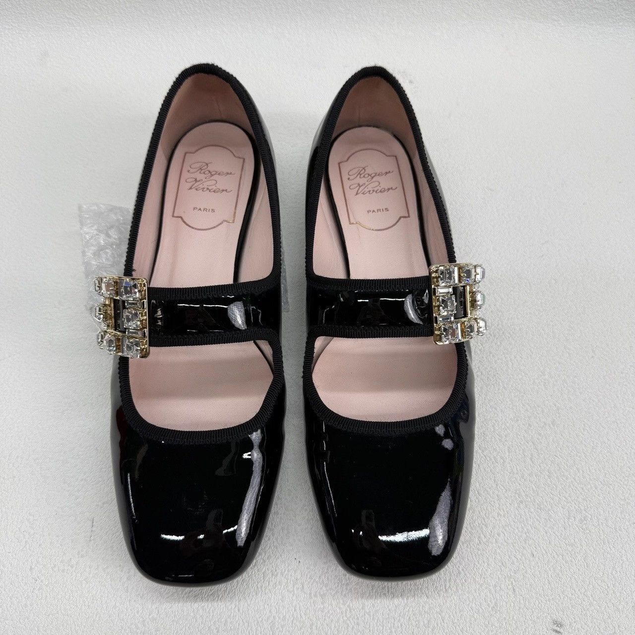 Roger Vivier Roger Vivier Crystal Buckle Patent Flats Size 37.5 Size US 7.5 / IT 37.5 - 3 Thumbnail