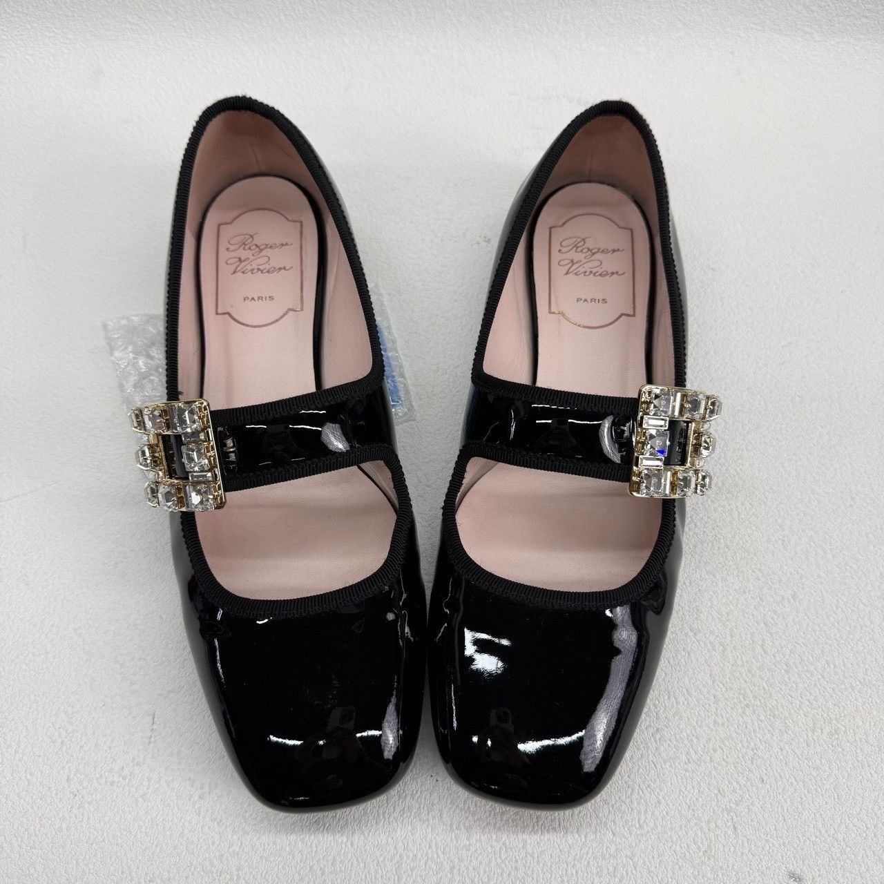 Roger Vivier Roger Vivier Crystal Buckle Patent Flats Size 37.5 Size US 7.5 / IT 37.5 - 10 Thumbnail