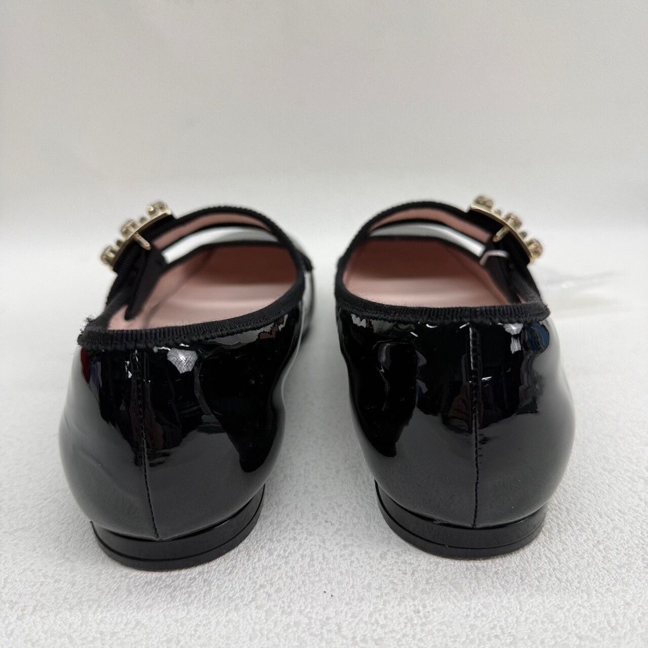 Roger Vivier Roger Vivier Crystal Buckle Patent Flats Size 37.5 Size US 7.5 / IT 37.5 - 6 Thumbnail