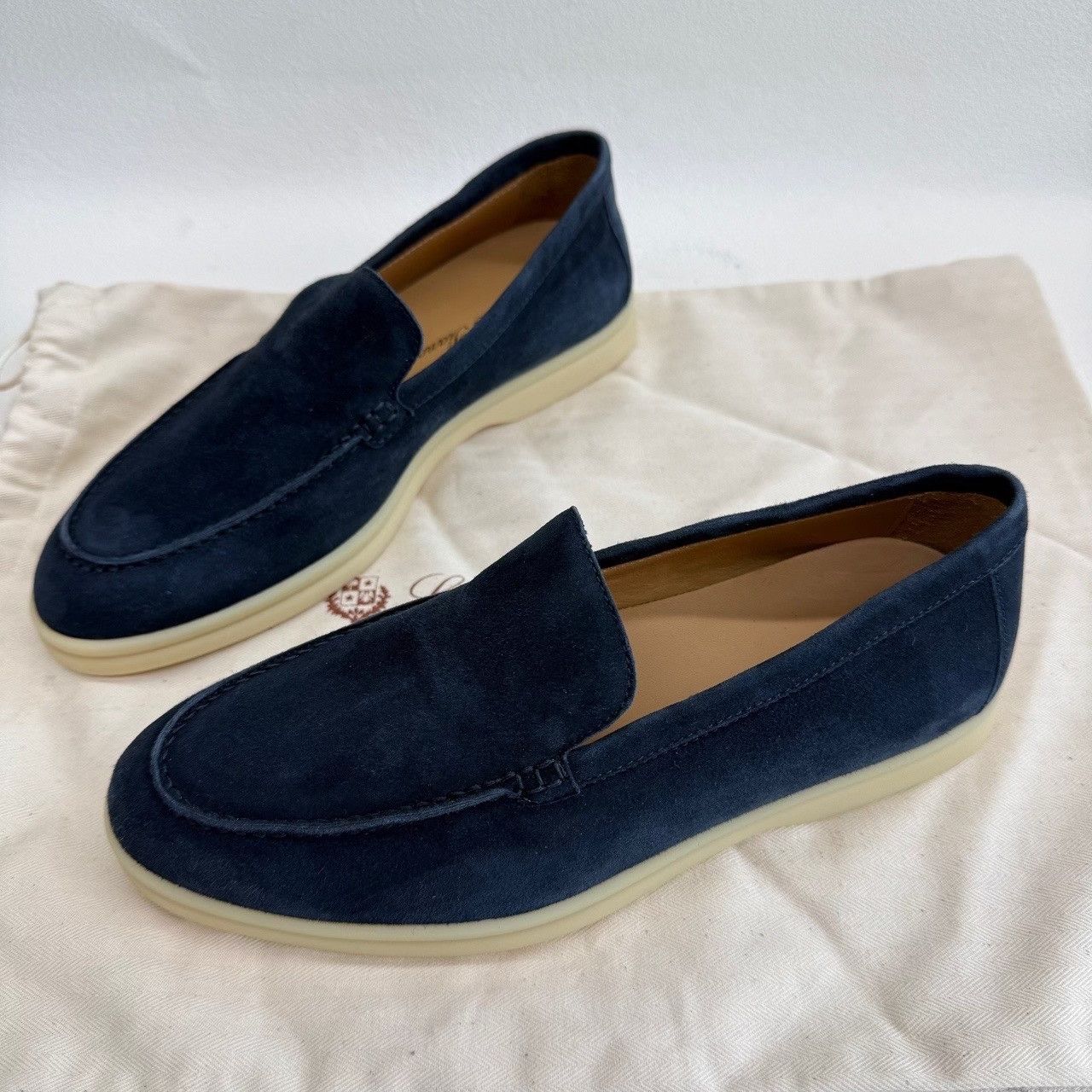 Loro Piana Loro Piana Summer Walk Suede Slip Ons Size 35.5 Size US 5.5 / IT 35.5 - 3 Thumbnail