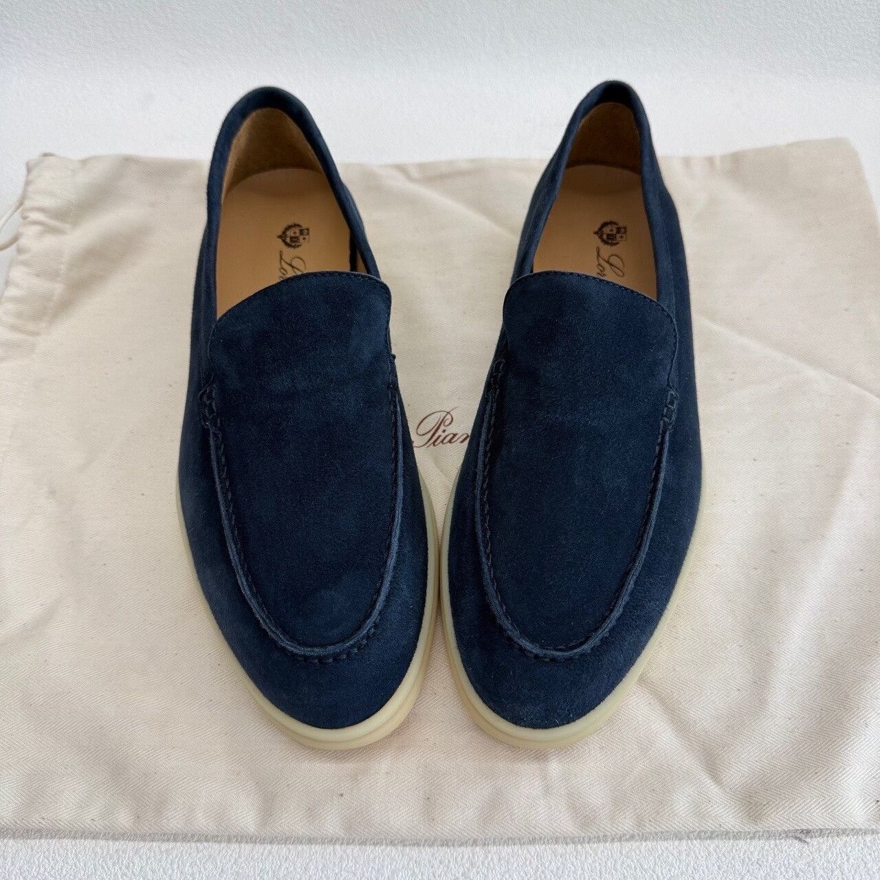 Loro Piana Loro Piana Summer Walk Suede Slip Ons Size 35.5 Size US 5.5 / IT 35.5 - 2 Thumbnail