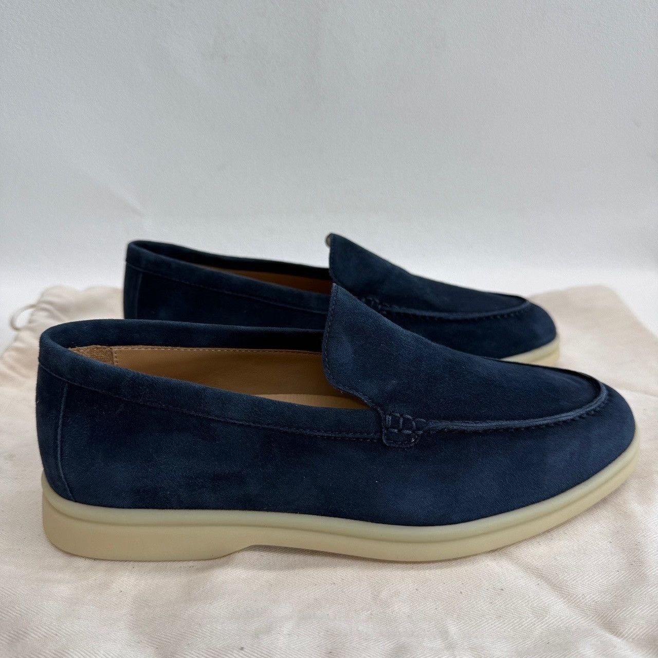 Loro Piana Loro Piana Summer Walk Suede Slip Ons Size 35.5 Size US 5.5 / IT 35.5 - 6 Thumbnail