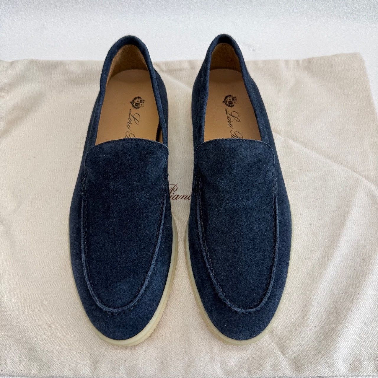 Loro Piana Loro Piana Summer Walk Suede Slip Ons Size 35.5 Size US 5.5 / IT 35.5 - 4 Thumbnail