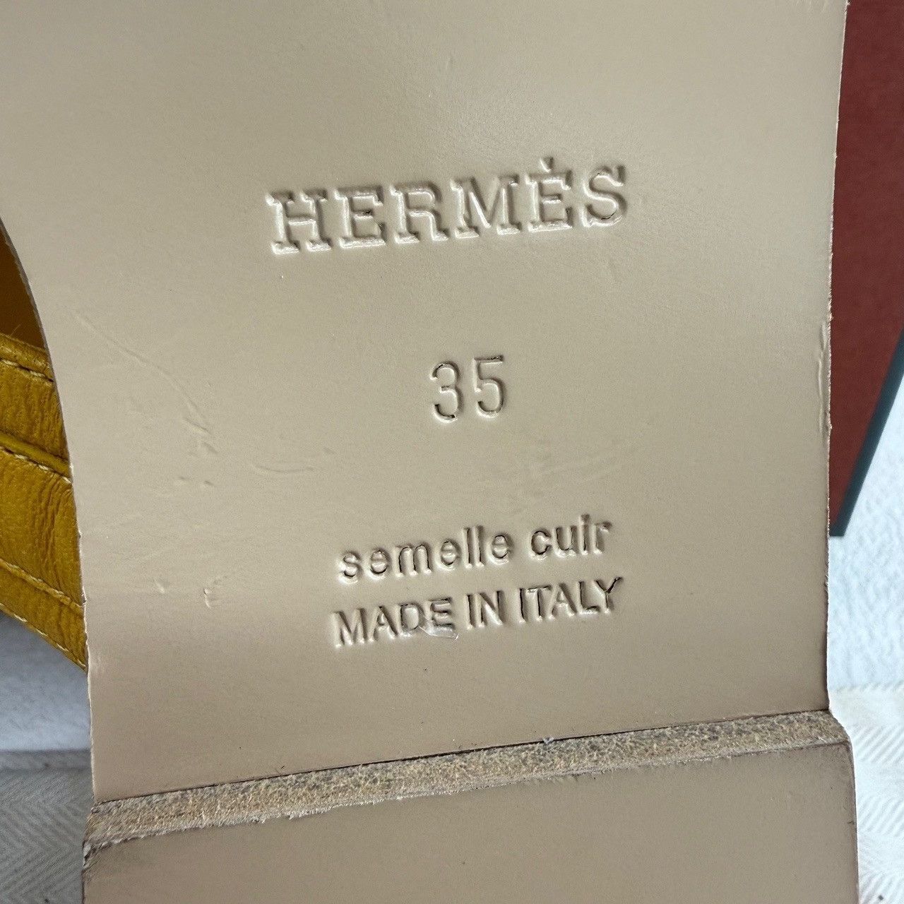 Hermes Hermes Elixir Leather Sandals Size 35 Size US 5 / IT 35 - 10 Thumbnail