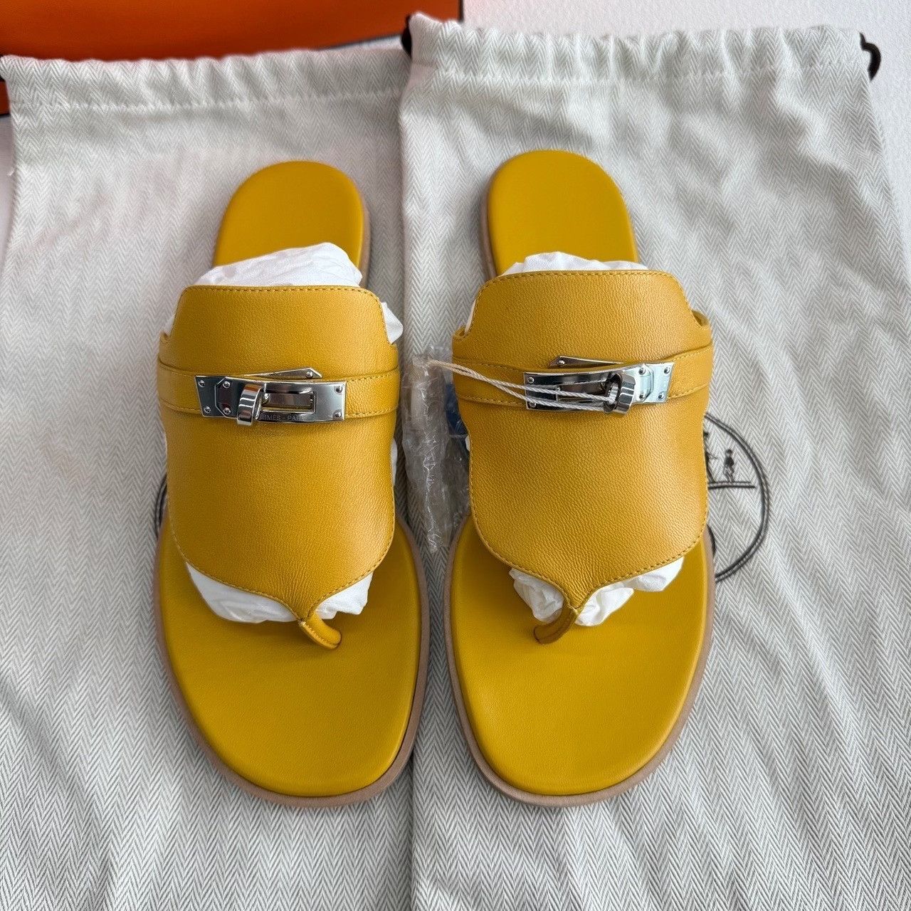 Hermes Hermes Elixir Leather Sandals Size 35 Size US 5 / IT 35 - 4 Thumbnail