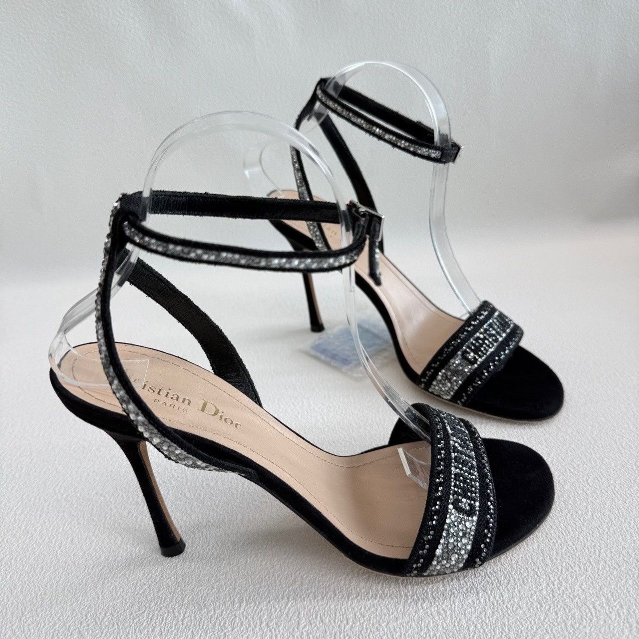 Dior Dior Rhinestone Crystal Dway Sandals Size 39 Size US 9 / IT 39 - 4 Thumbnail