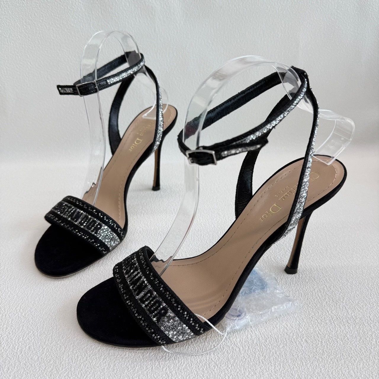 Dior Dior Rhinestone Crystal Dway Sandals Size 39 Size US 9 / IT 39 - 2 Thumbnail