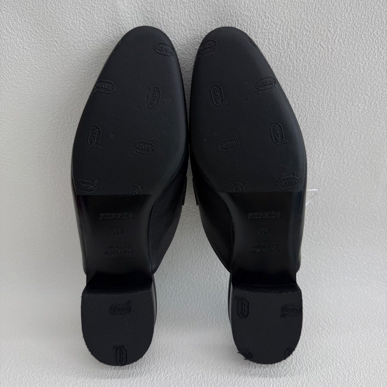 Hermes Hermes Trocadero Black Leather Mules Size 38.5 Size US 8.5 / IT 38.5 - 8 Thumbnail