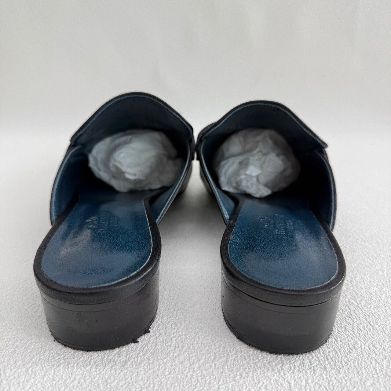 Hermes Hermes Trocadero Black Leather Mules Size 38.5 Size US 8.5 / IT 38.5 - 6 Thumbnail