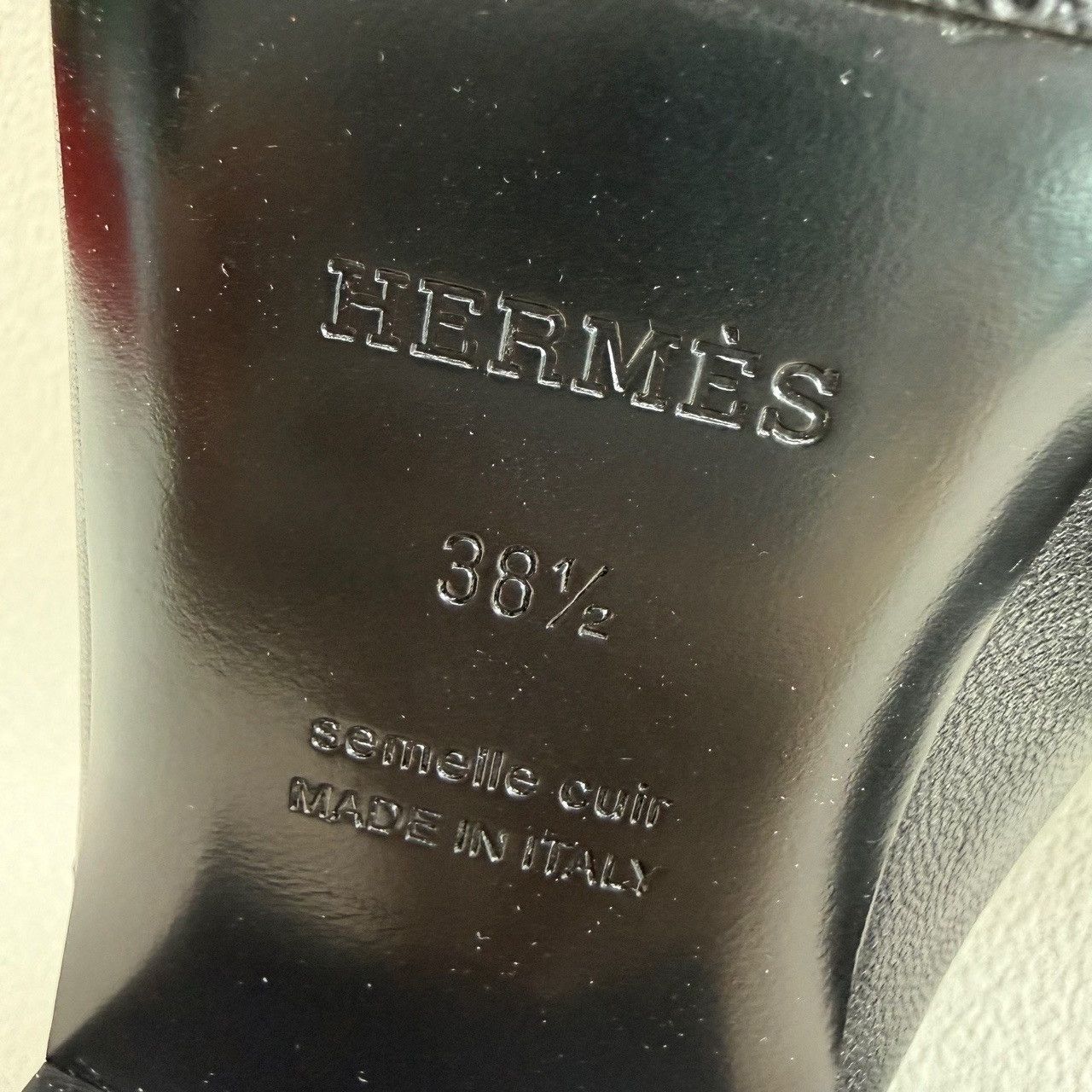 Hermes Hermes Trocadero Black Leather Mules Size 38.5 Size US 8.5 / IT 38.5 - 9 Thumbnail