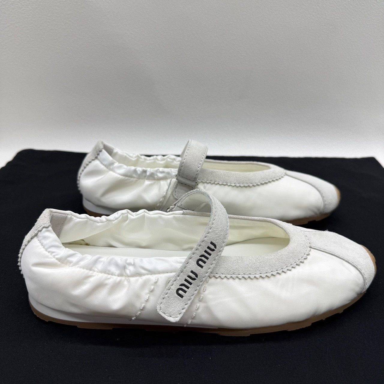 Miu Miu Miu Miu Plume Strap Ballet Flats Size 37 Size US 7 / IT 37 - 6 Thumbnail