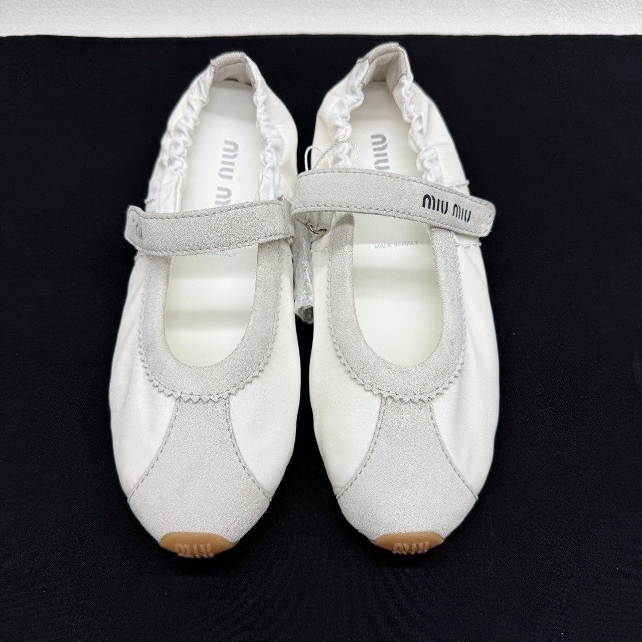 Miu Miu Miu Miu Plume Strap Ballet Flats Size 37 Size US 7 / IT 37 - 3 Thumbnail