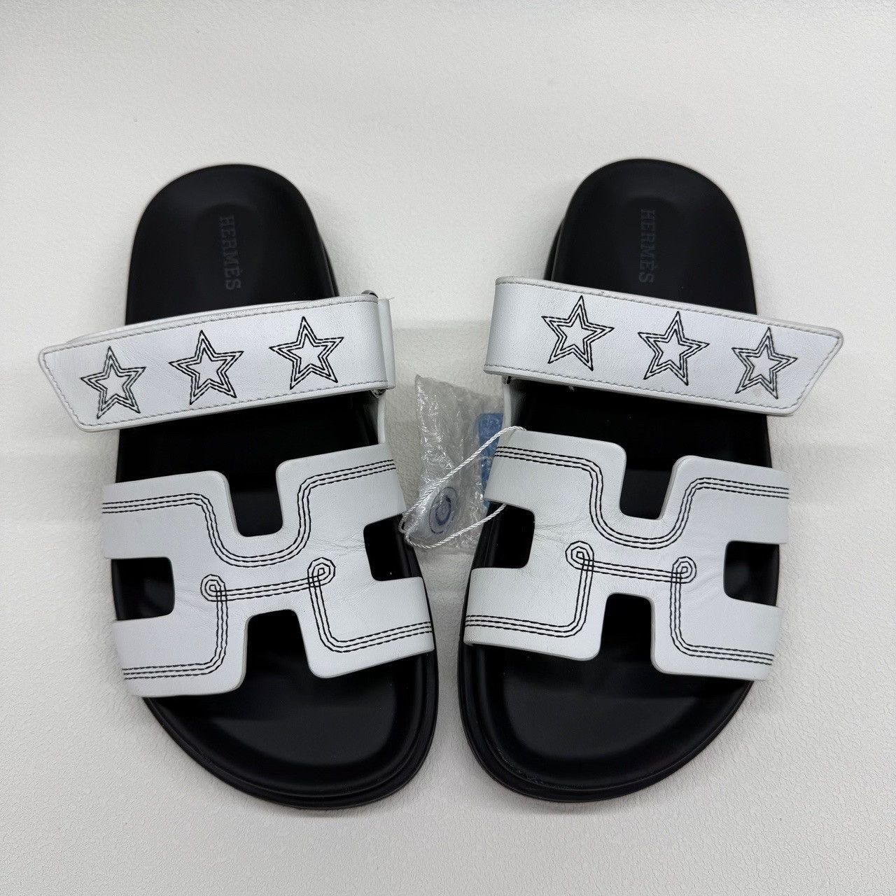 Hermes Hermes Chypre Star Embroidered Sandals Size 37 Size US 7 / IT 37 - 10 Thumbnail