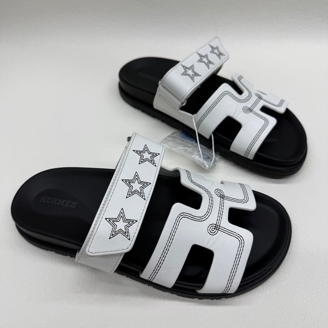 Hermes Hermes Chypre Star Embroidered Sandals Size 37 Size US 7 / IT 37 - 4 Thumbnail