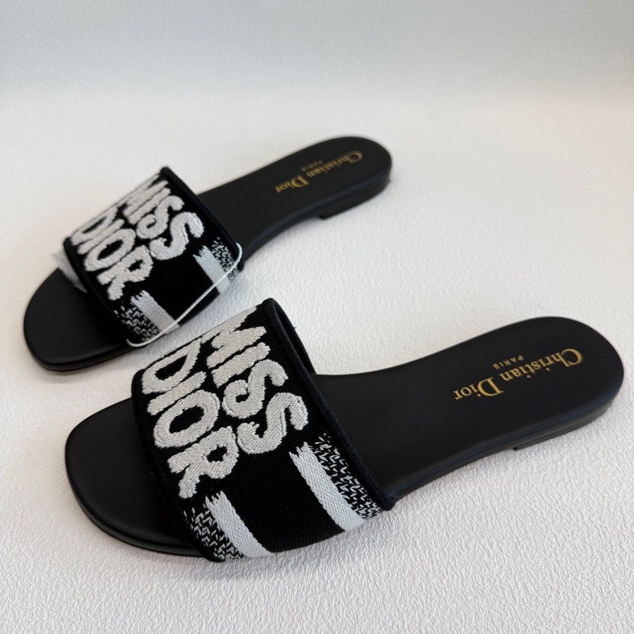 Dior Dior Miss Dior Dway Slides Size 36.5 Size US 6.5 / IT 36.5 - 2 Thumbnail