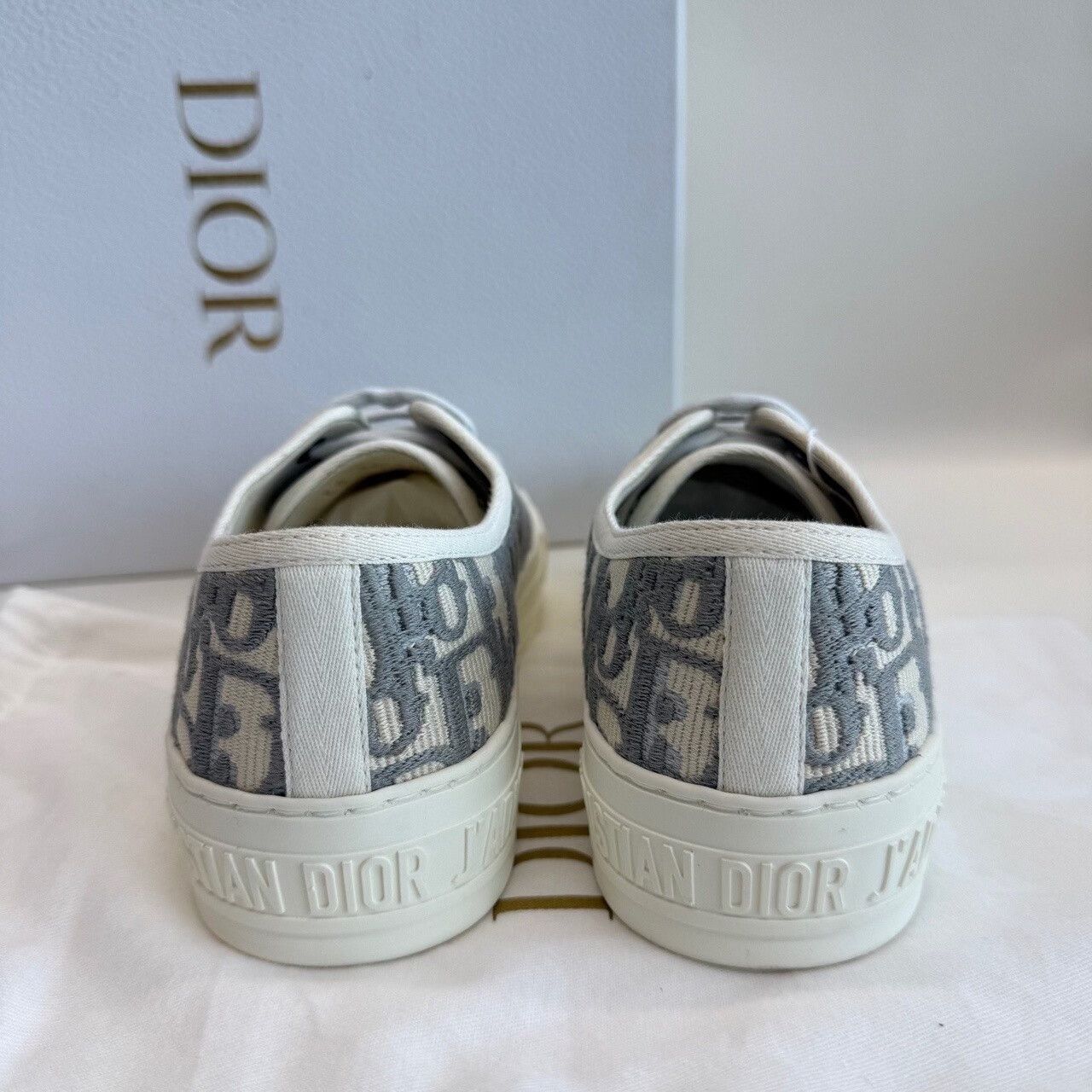 Dior Dior Oblique Walk'n'Dior Low-Top Sneakers Size 35 Size US 5 / IT 35 - 7 Thumbnail