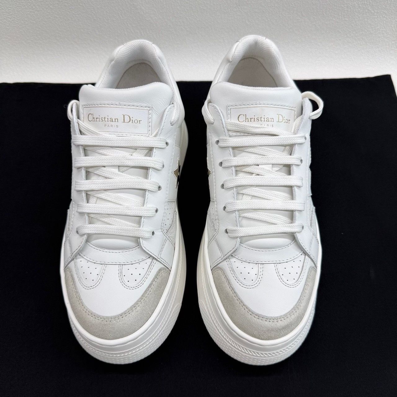 Dior Dior Star Leather Platform Sneakers Size 37 Size US 7 / IT 37 - 3 Thumbnail