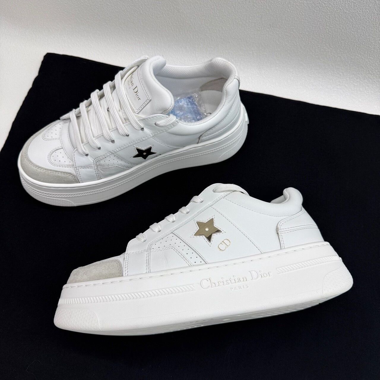 Dior Dior Star Leather Platform Sneakers Size 37 Size US 7 / IT 37 - 9 Thumbnail