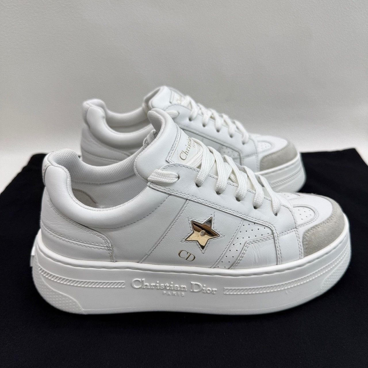 Dior Dior Star Leather Platform Sneakers Size 37 Size US 7 / IT 37 - 5 Thumbnail
