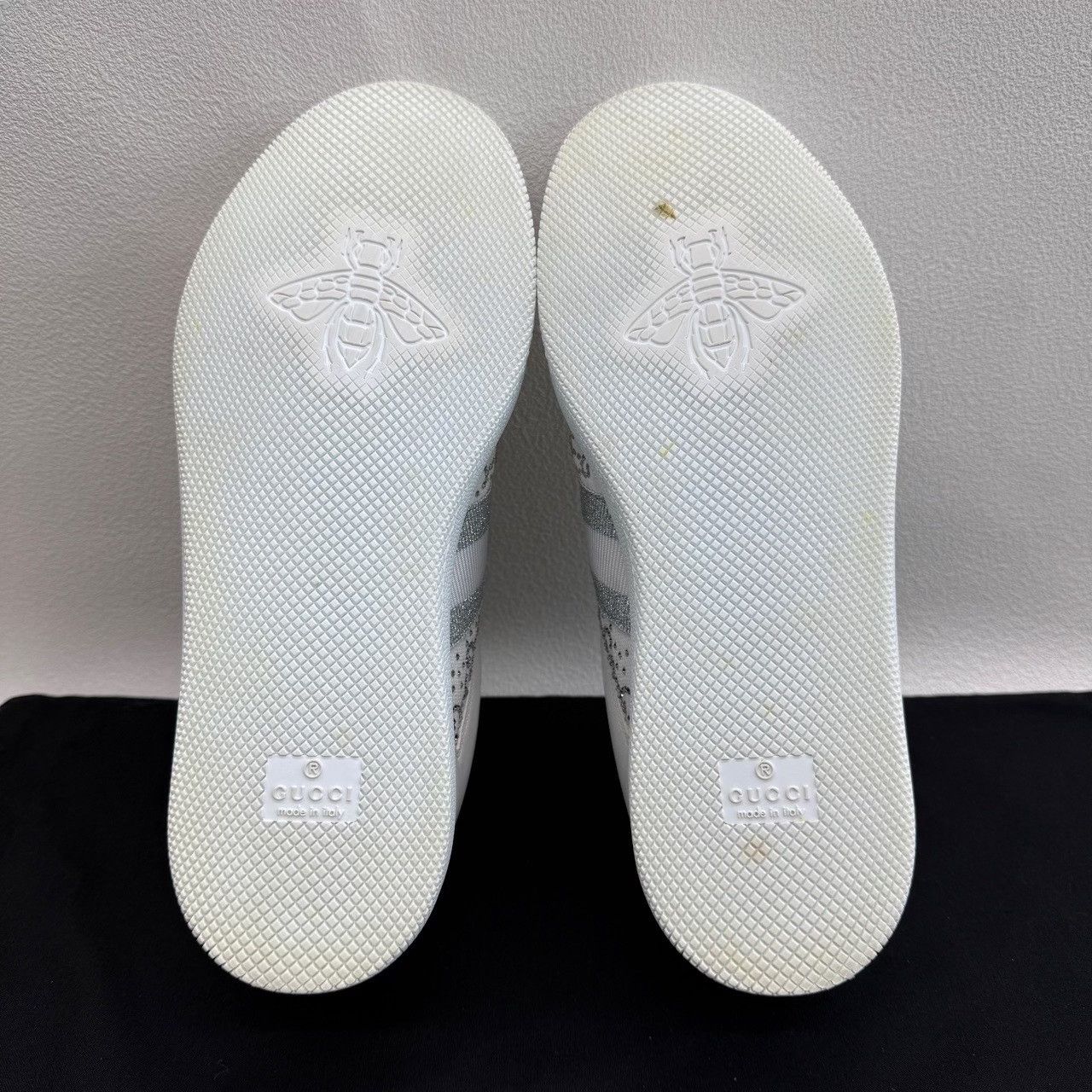 Gucci Gucci Crystal Screener Sneakers Size 38.5 Size US 8.5 / IT 38.5 - 9 Thumbnail