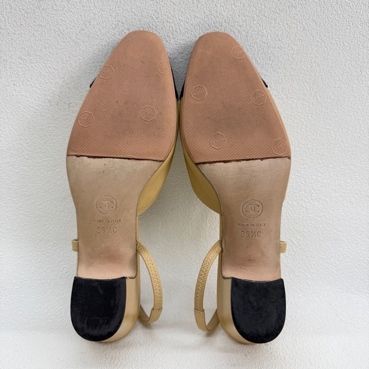 Chanel Chanel Slingback Block Heel Pumps Size 36.5 Size US 6.5 / IT 36.5 - 8 Thumbnail