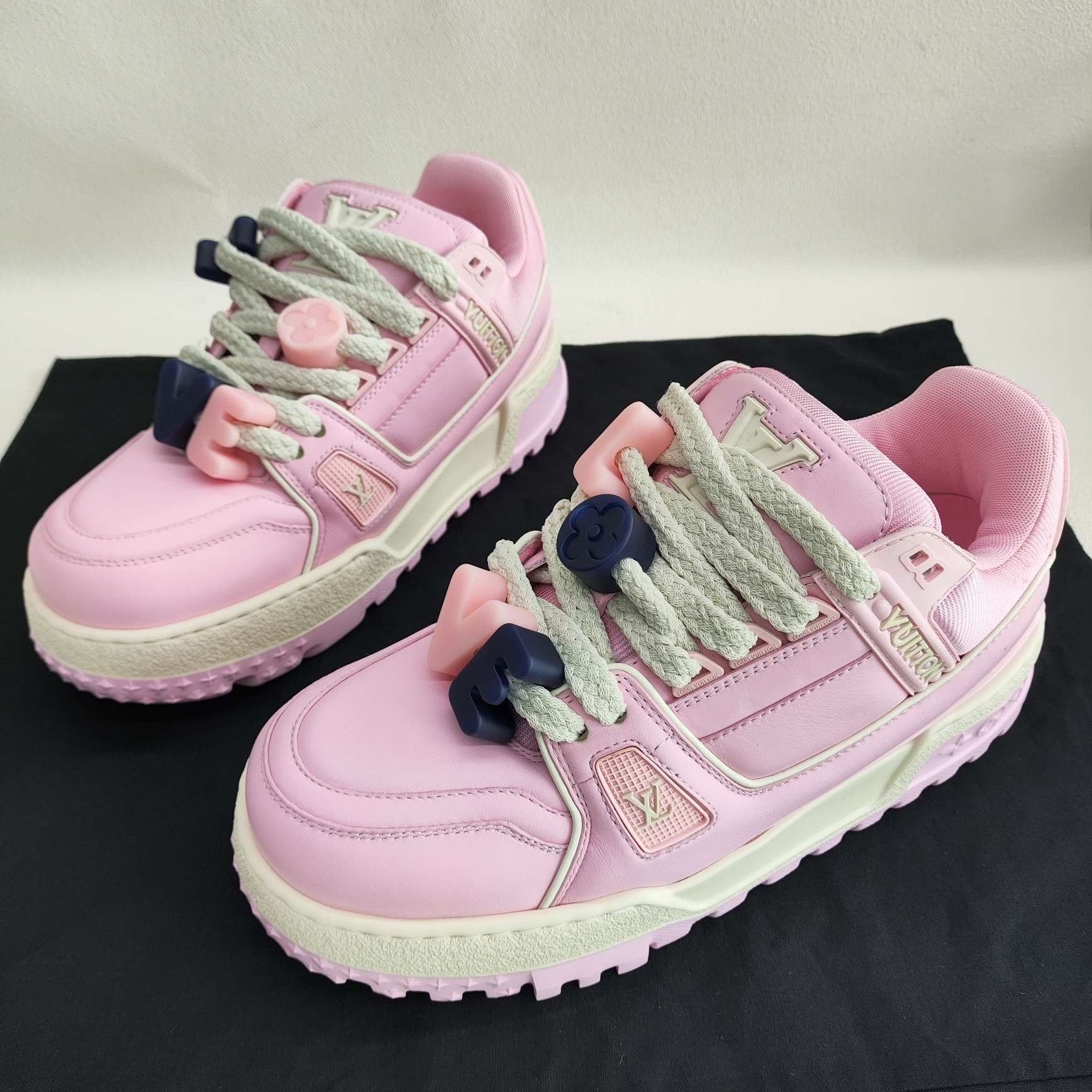 Louis Vuitton Louis Vuitton Pink Trainer Maxi Sneakers Size 39 Size US 9 / IT 39 - 2 Thumbnail