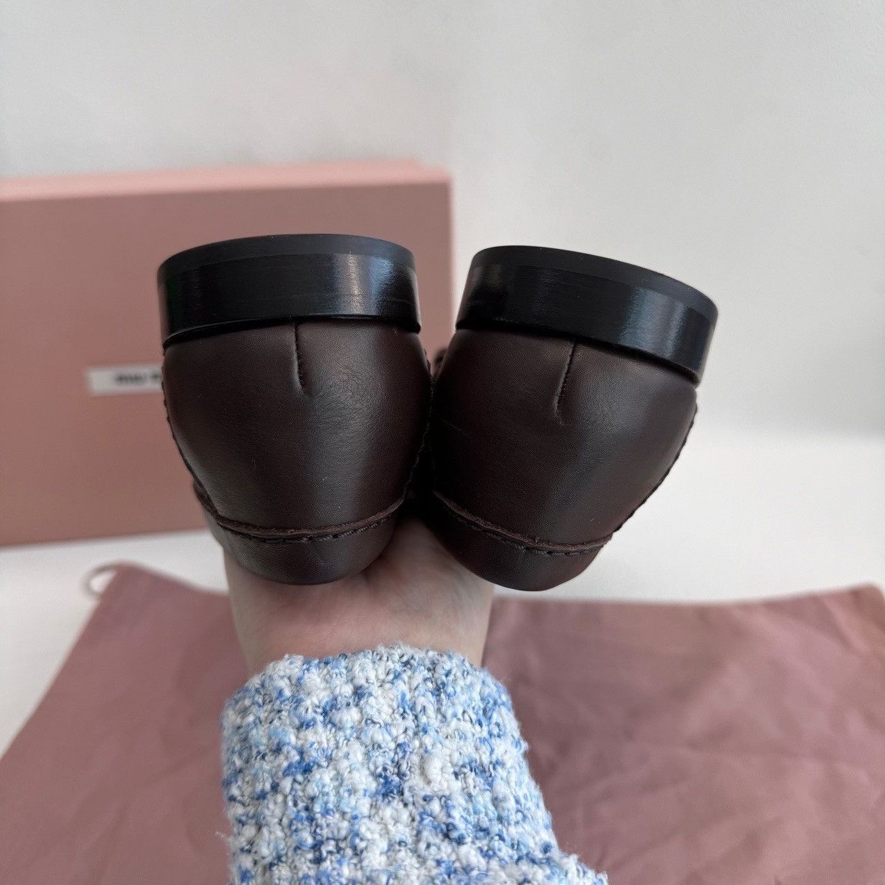 Miu Miu Miu Miu Coin Leather Loafers Size 35.5 Size US 5.5 / IT 35.5 - 8 Thumbnail