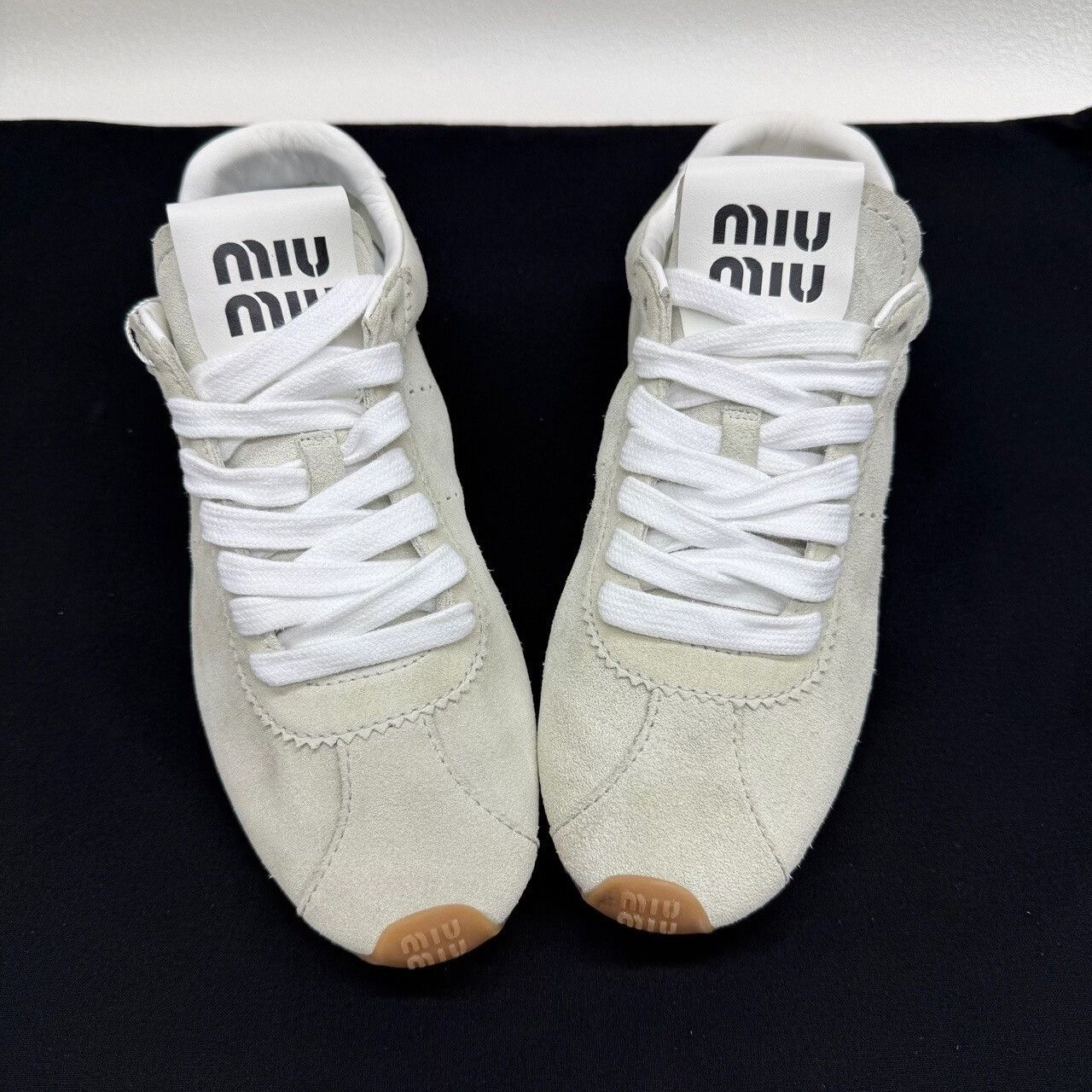 Miu Miu Miu Miu Suede Low-Top Sneakers Size 37 Size US 7 / IT 37 - 10 Thumbnail