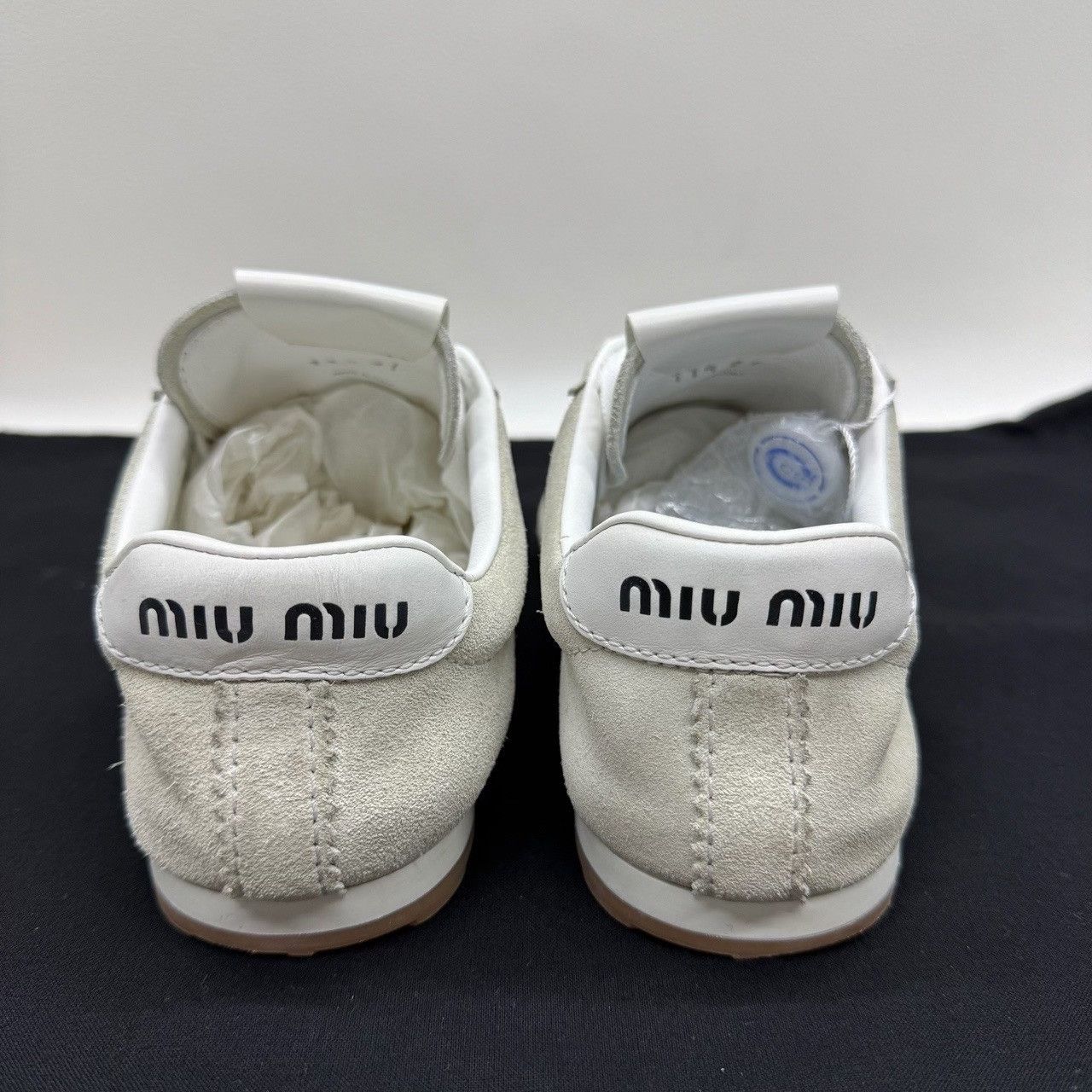 Miu Miu Miu Miu Suede Low-Top Sneakers Size 37 Size US 7 / IT 37 - 6 Thumbnail