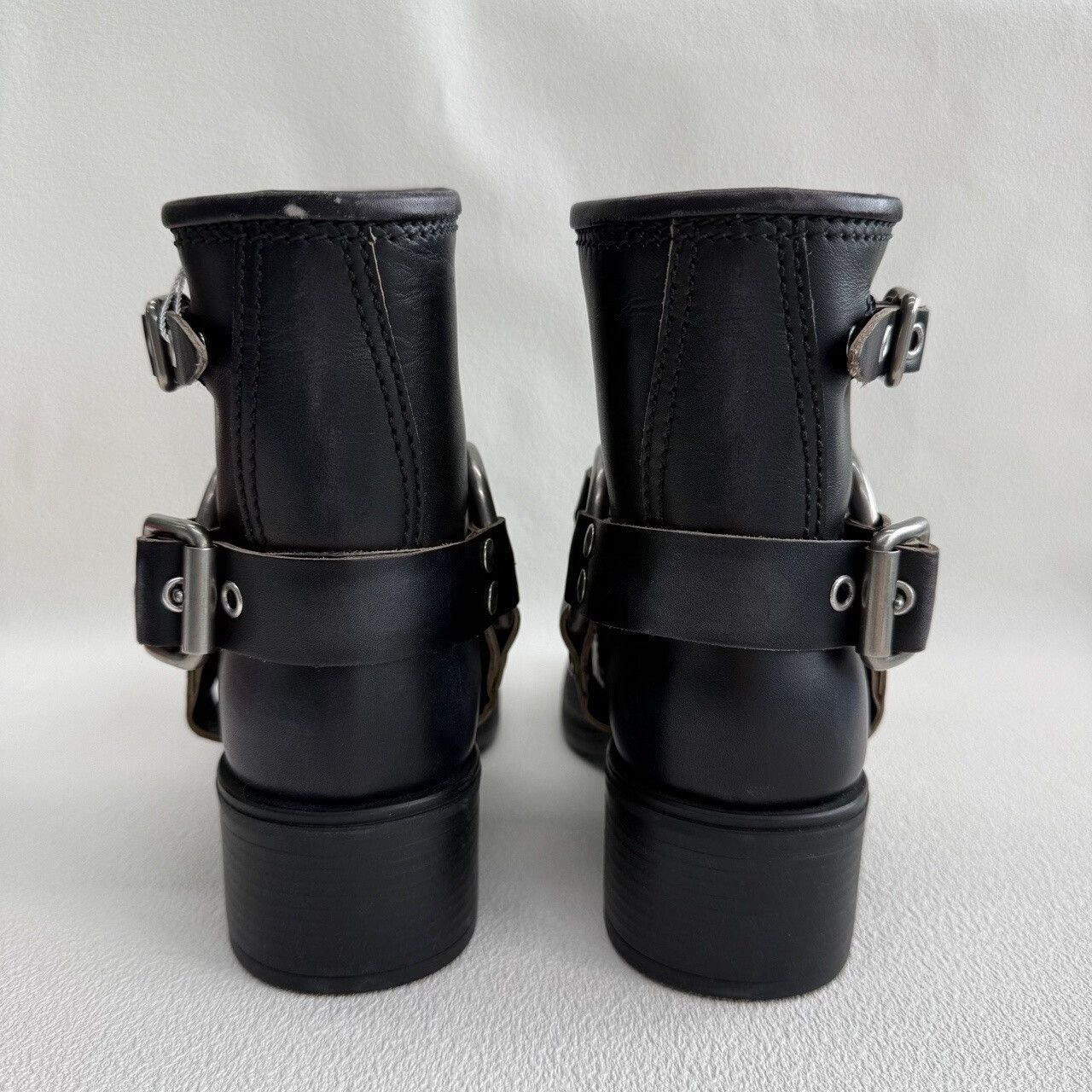 Miu Miu Miu Miu Black Buckle Ankle Boots Size 36 Size US 6 / IT 36 - 6 Thumbnail
