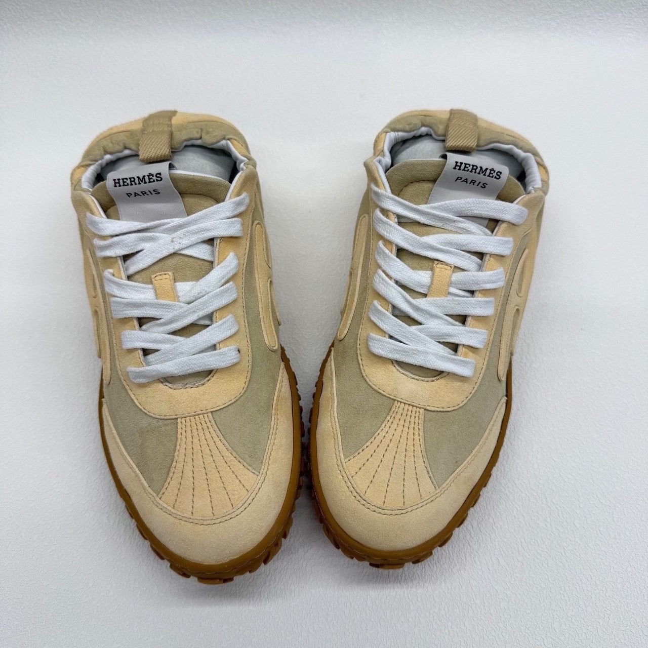 Hermes Hermes Jet Suede Low-Top Sneakers Size 37 Size US 7 / IT 37 - 10 Thumbnail