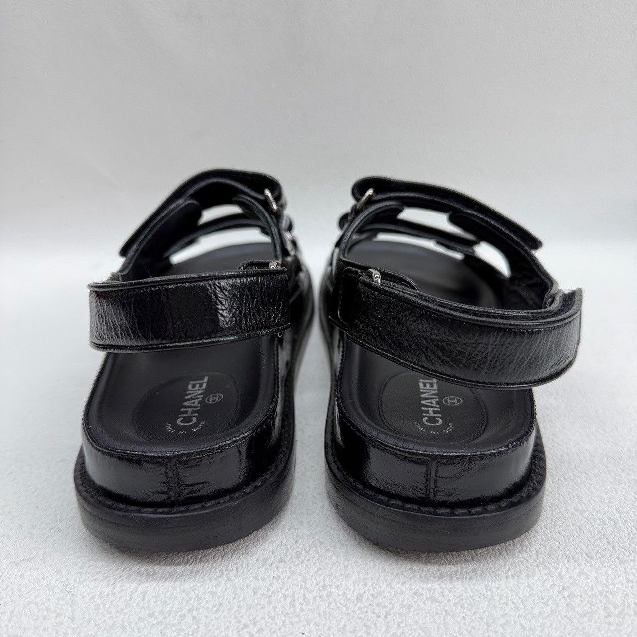 Chanel Chanel CC Leather Sandals Size 38 Size US 8 / IT 38 - 6 Thumbnail