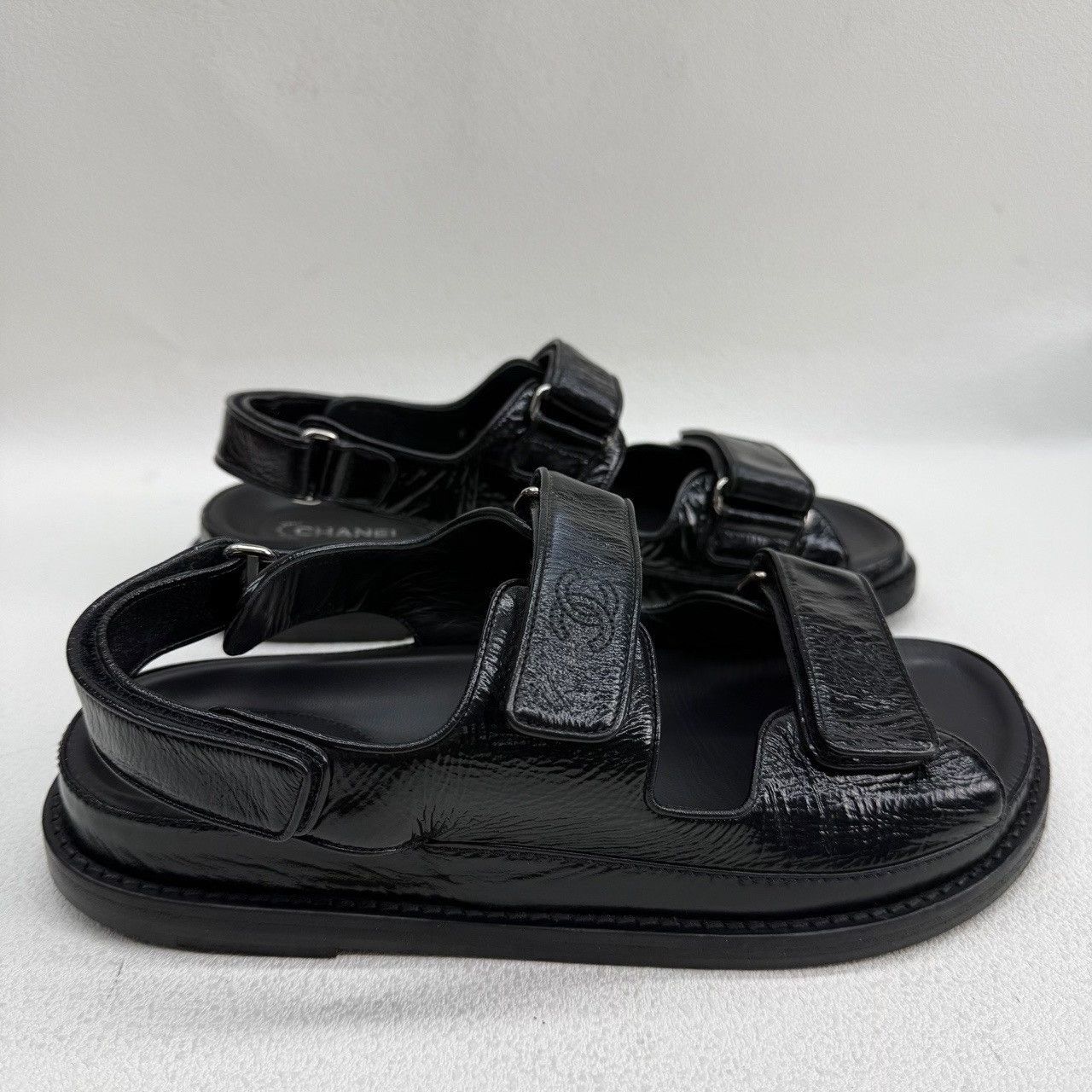Chanel Chanel CC Leather Sandals Size 38 Size US 8 / IT 38 - 5 Thumbnail