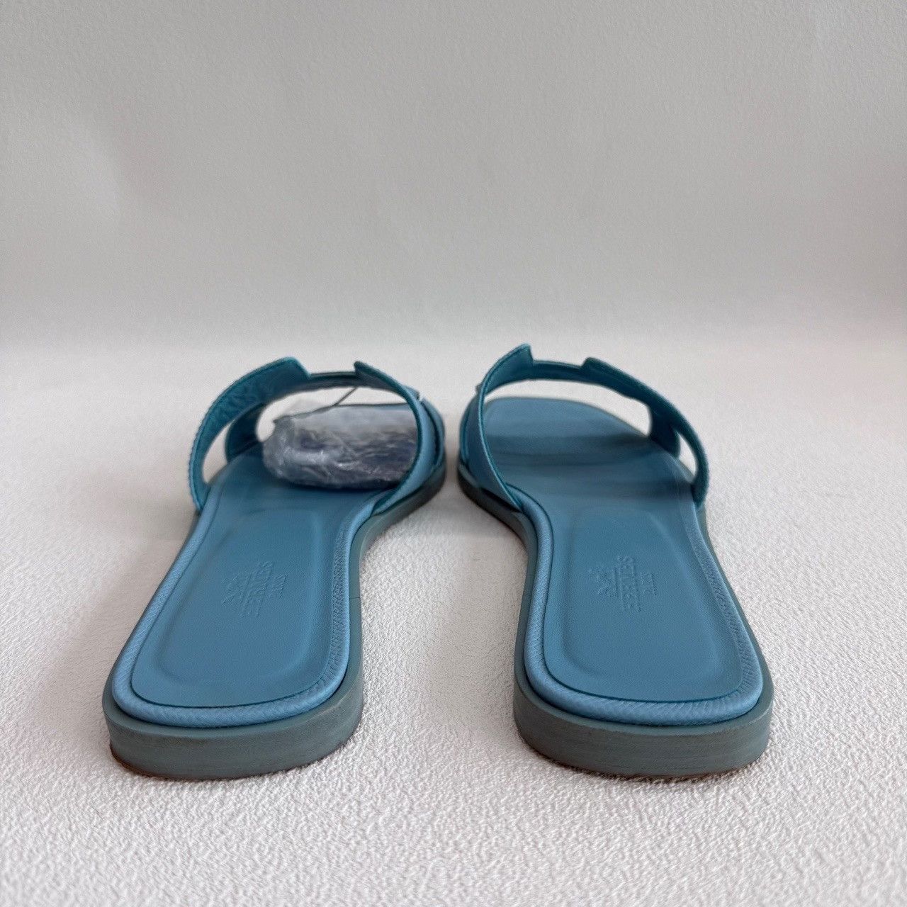 Hermes Hermes Blue Oran Sandals Size 35 Size US 5 / IT 35 - 6 Thumbnail