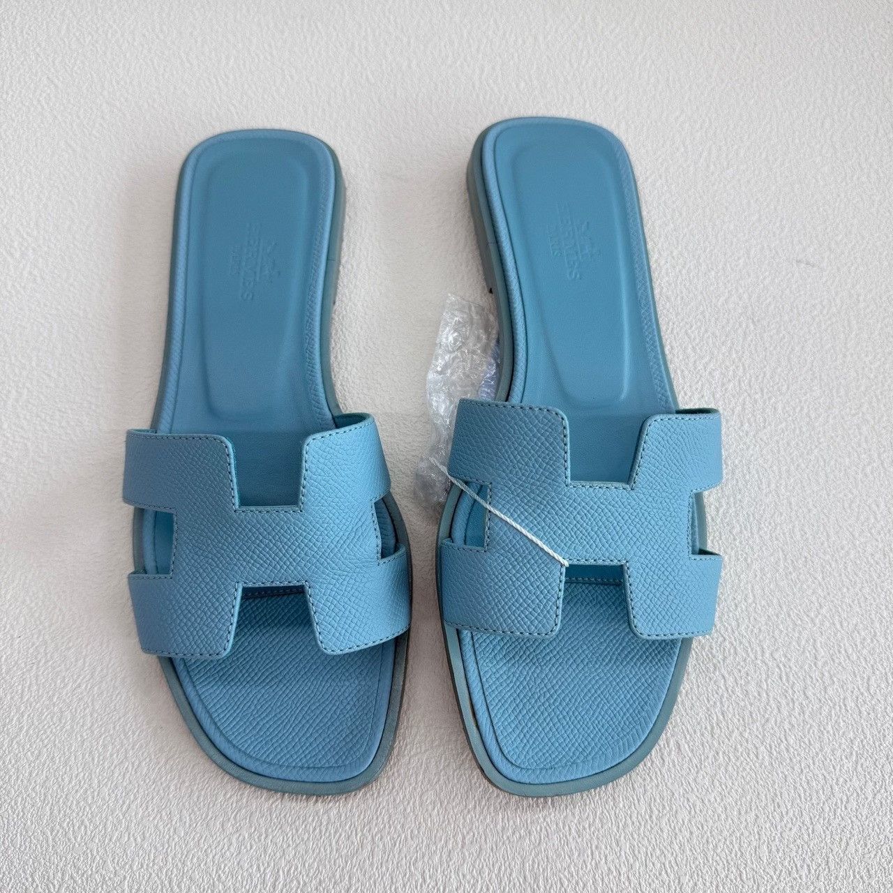 Hermes Hermes Blue Oran Sandals Size 35 Size US 5 / IT 35 - 3 Thumbnail